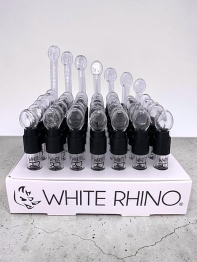 Preview pic of 49 ct White Rhino Blunt Slider Full Box