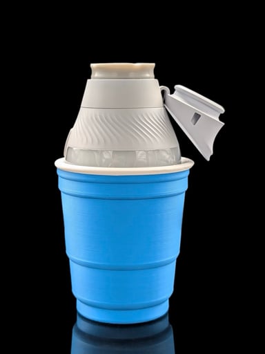 Preview pic of Headstash Menace Proxy Solo Cup 3D Printed Blue