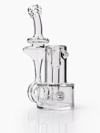 Preview pic of Roots Glass 7″ RBR Halo Recycler Dab Rig