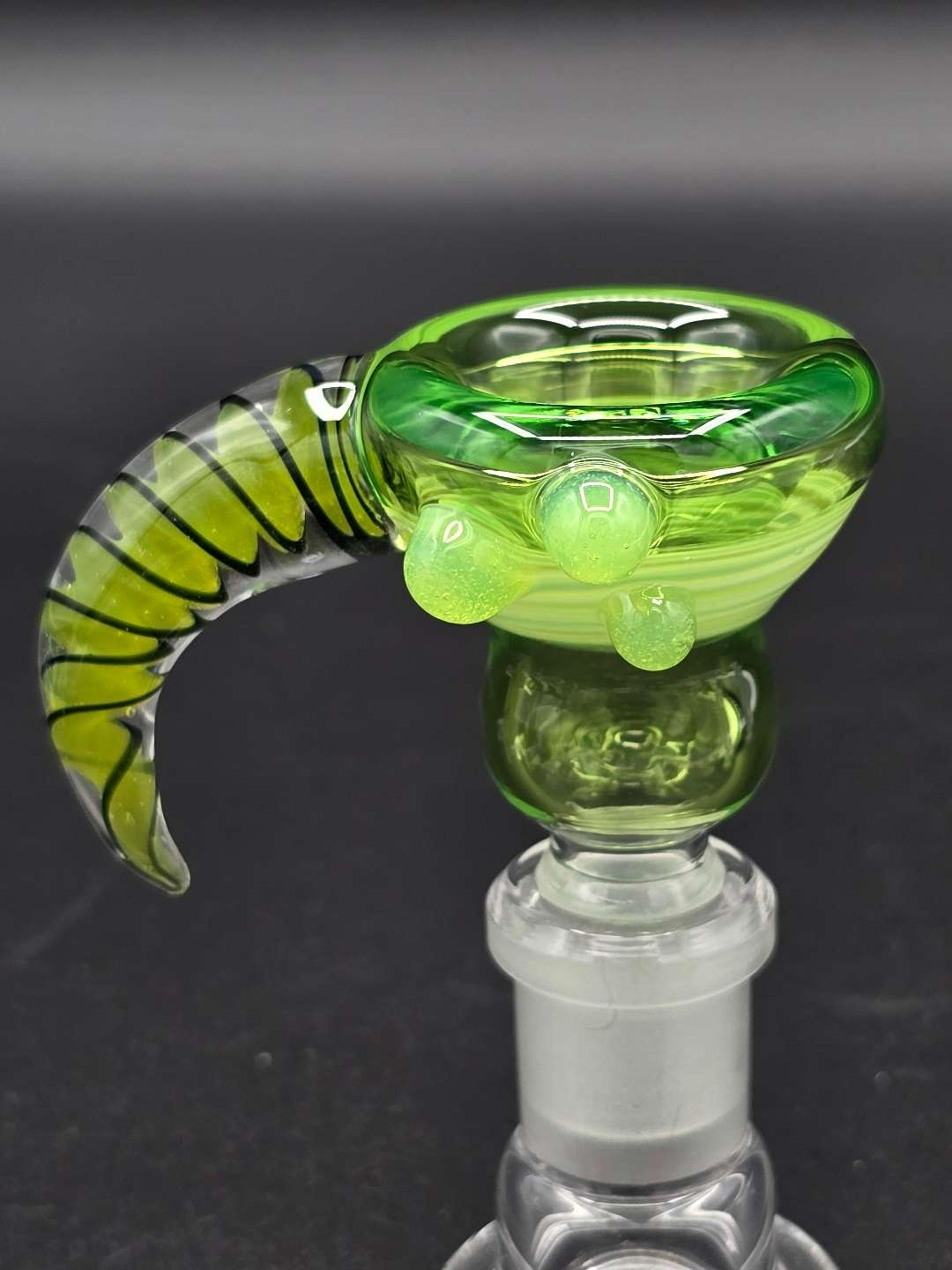 Fluorescent Green 14mm Slide W/ Horn image 0