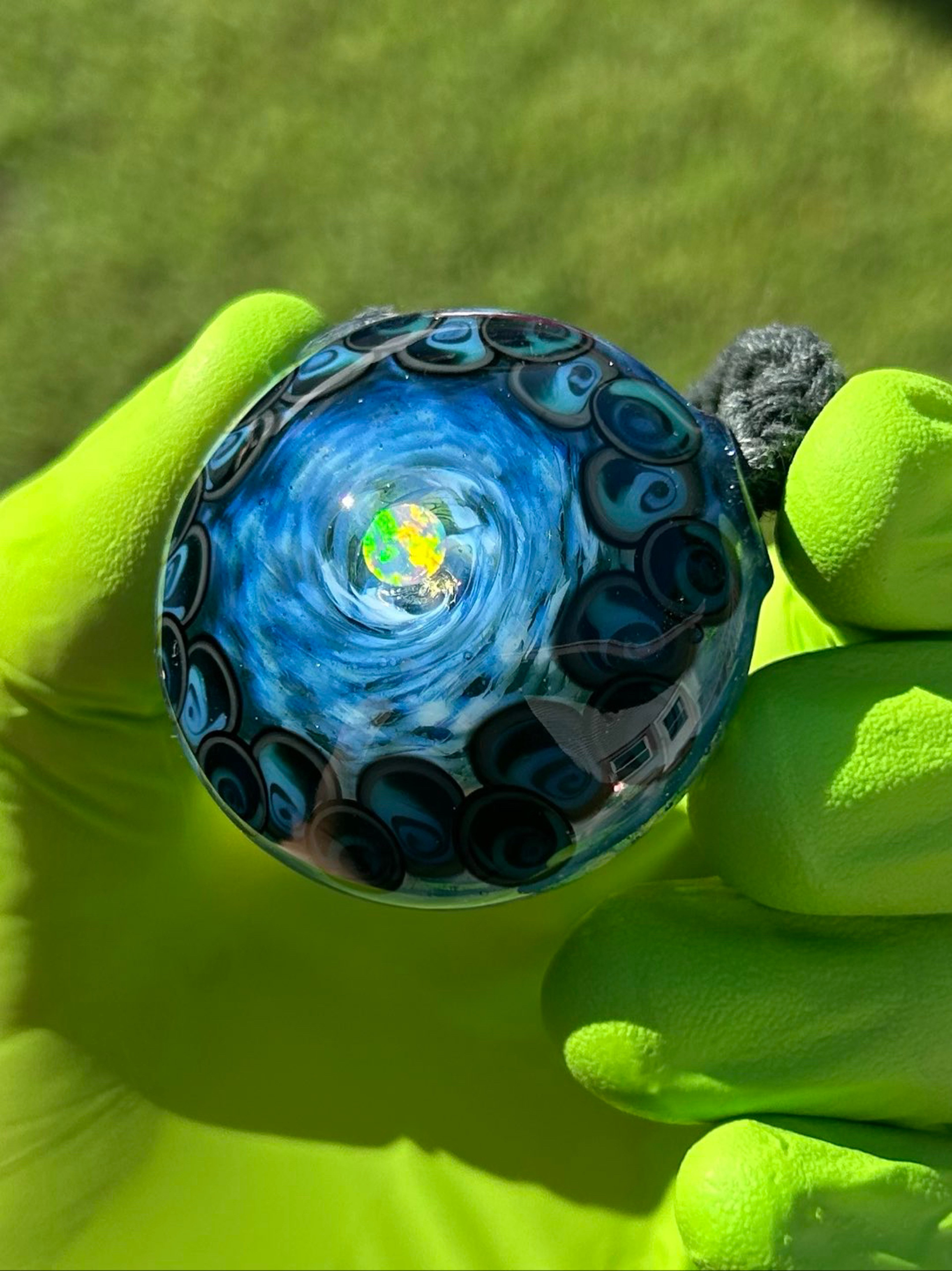 Preview pic of ATH Glass Blue Stardust Pendant