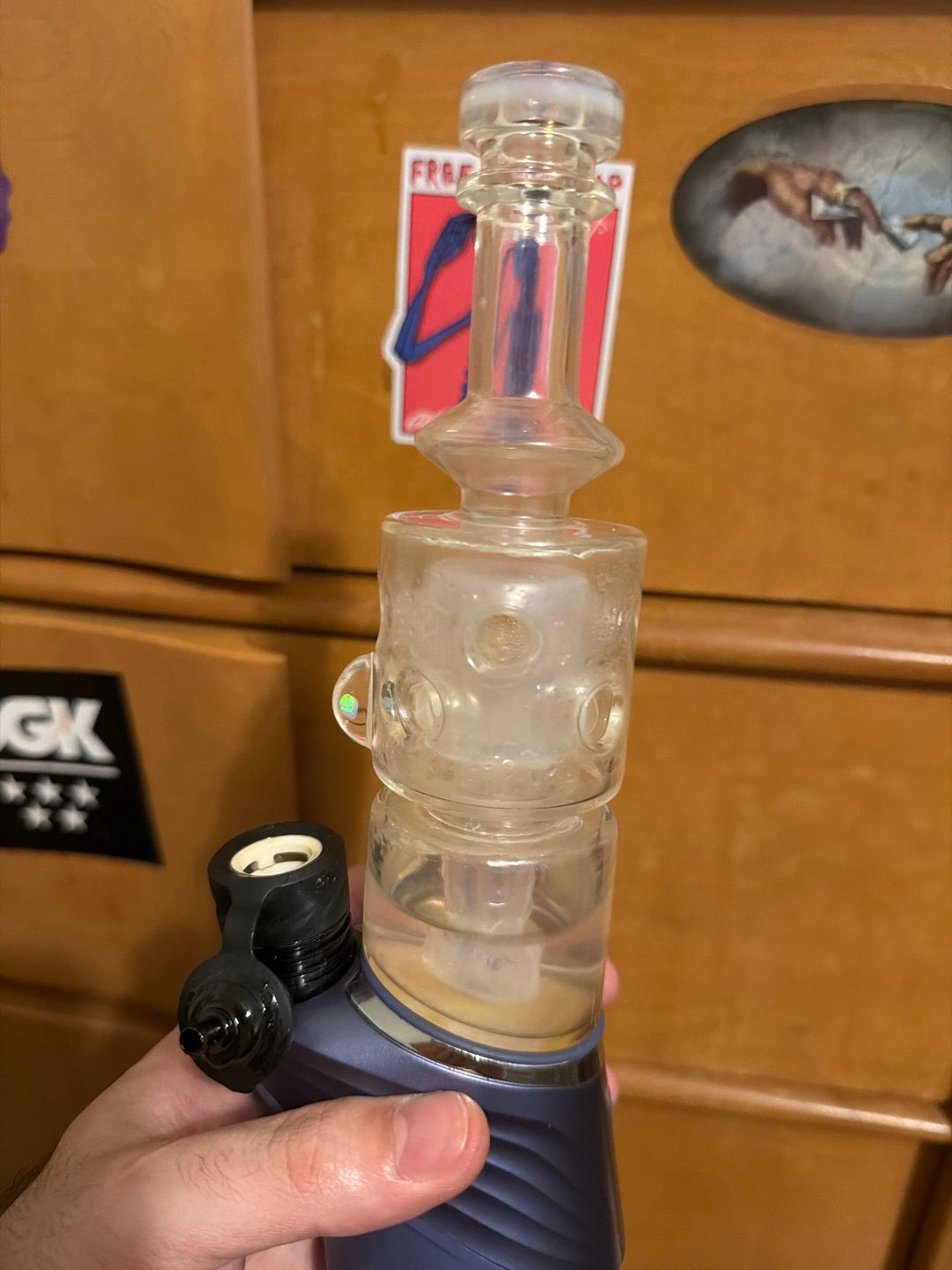 Preview pic of Iridescent glass peak pro top