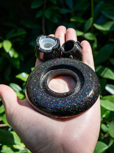 Preview pic of Blazer Big shot gt 8000 base, bubble cap holder, and knob - galaxy black by ascendingtom