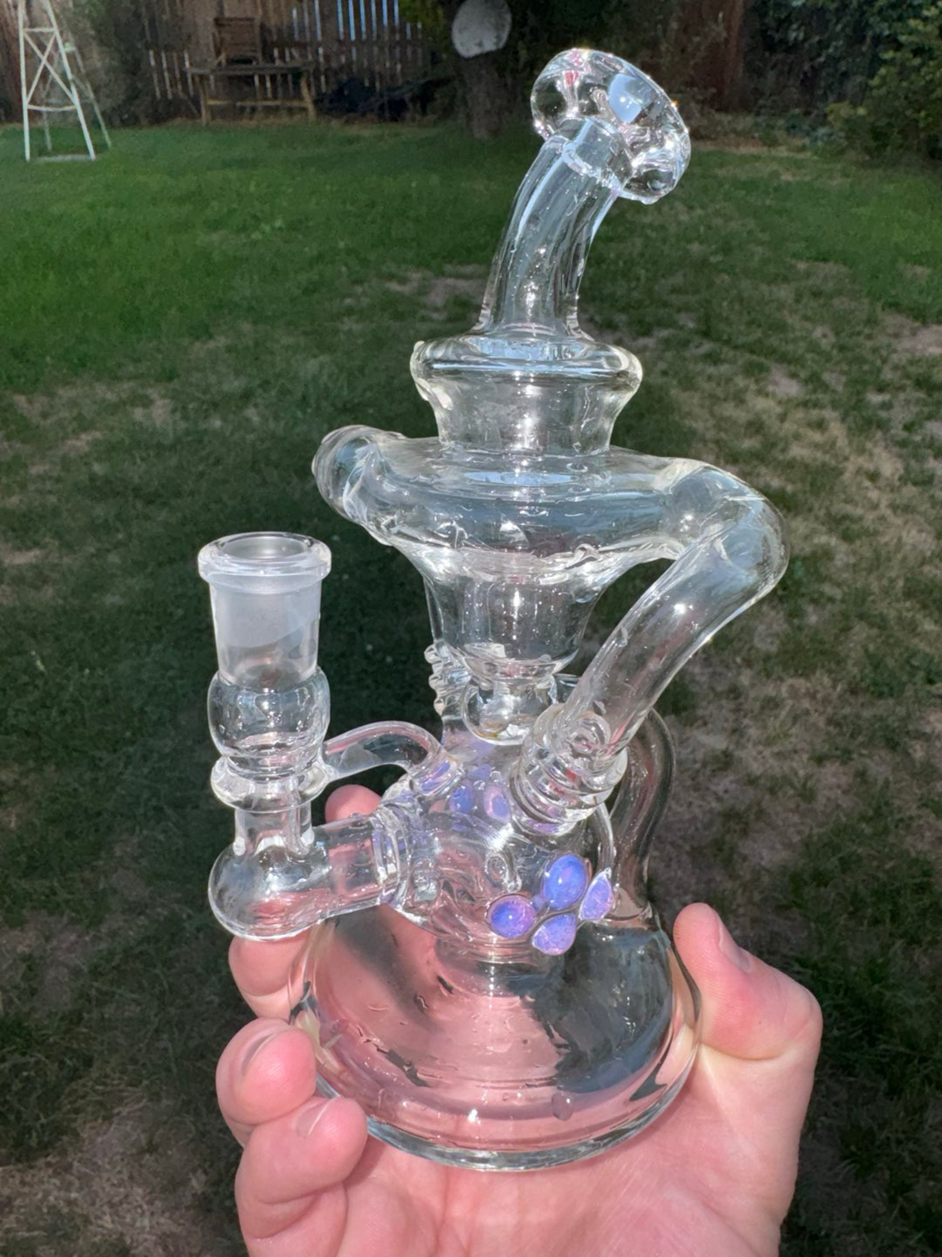Preview pic of 14mm Cali Vetro Recycler Rig
