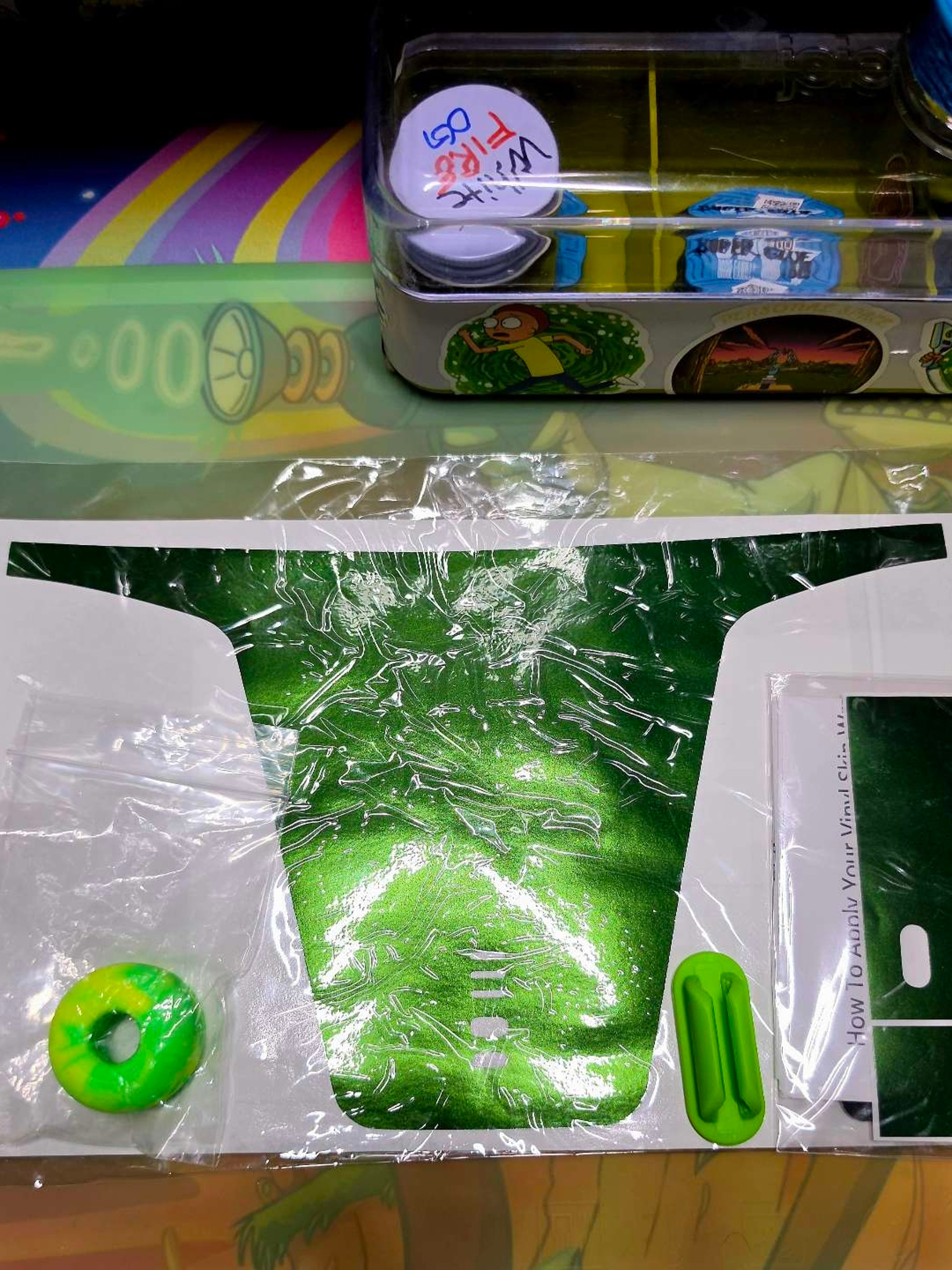 Preview pic of Dr Dabber Switch 2 and Drop Custom R&M Sticker Skin Bundle