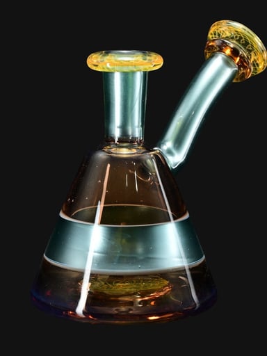 Preview pic of GATEZ GLASS DUAL COLOR GEM DRY RIG