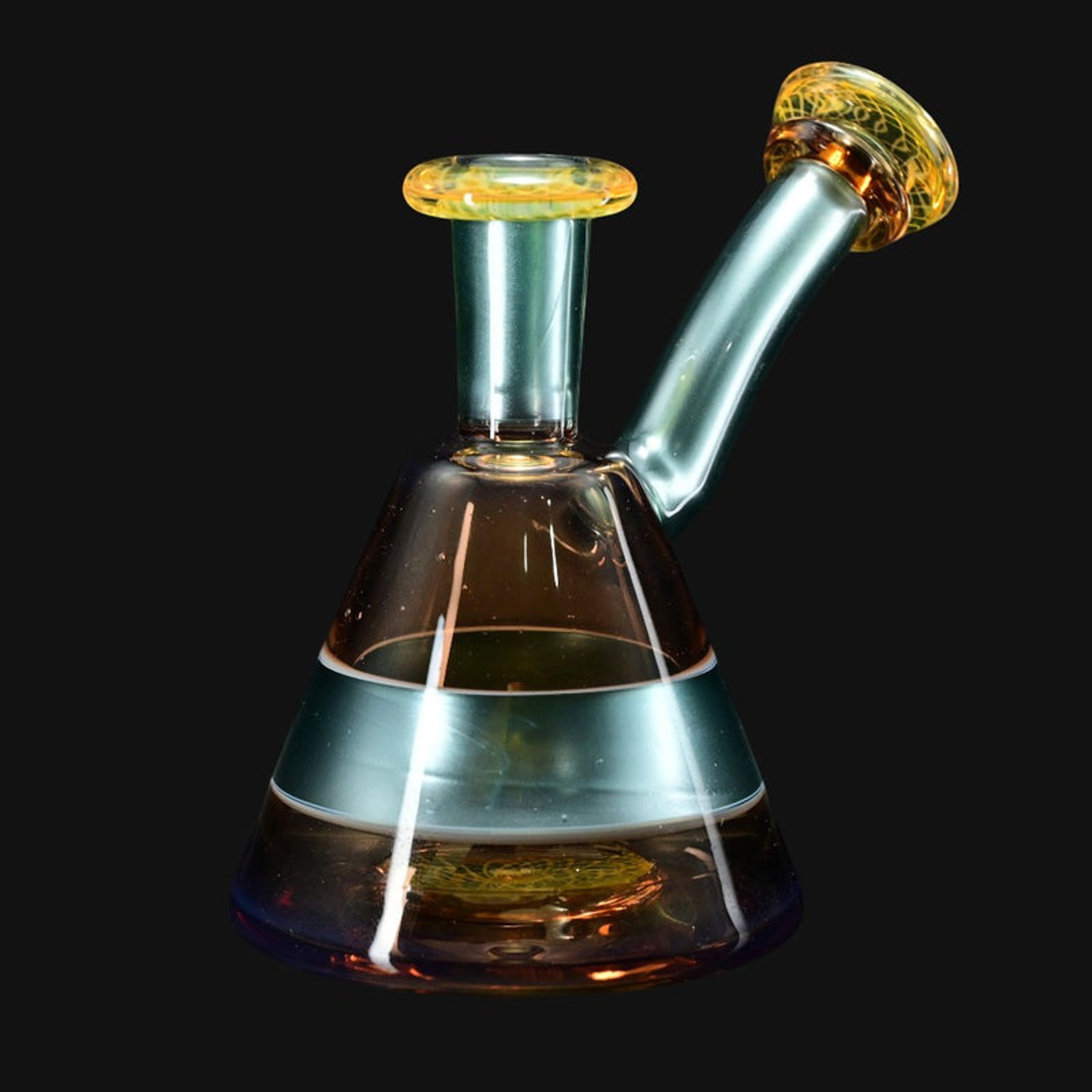 Preview pic of GATEZ GLASS DUAL COLOR GEM DRY RIG