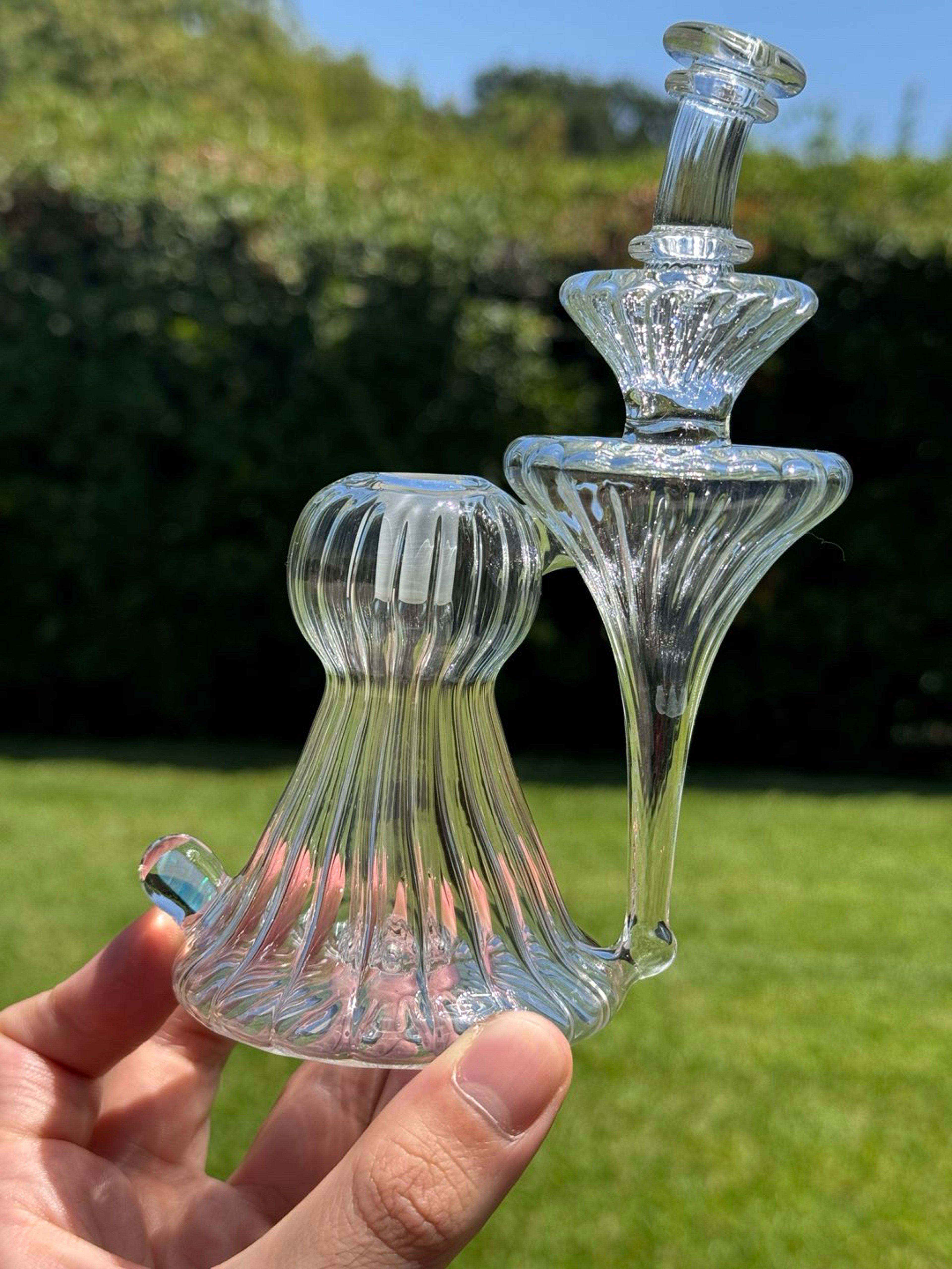 Preview pic of Lid Glass Scalloped Recycler