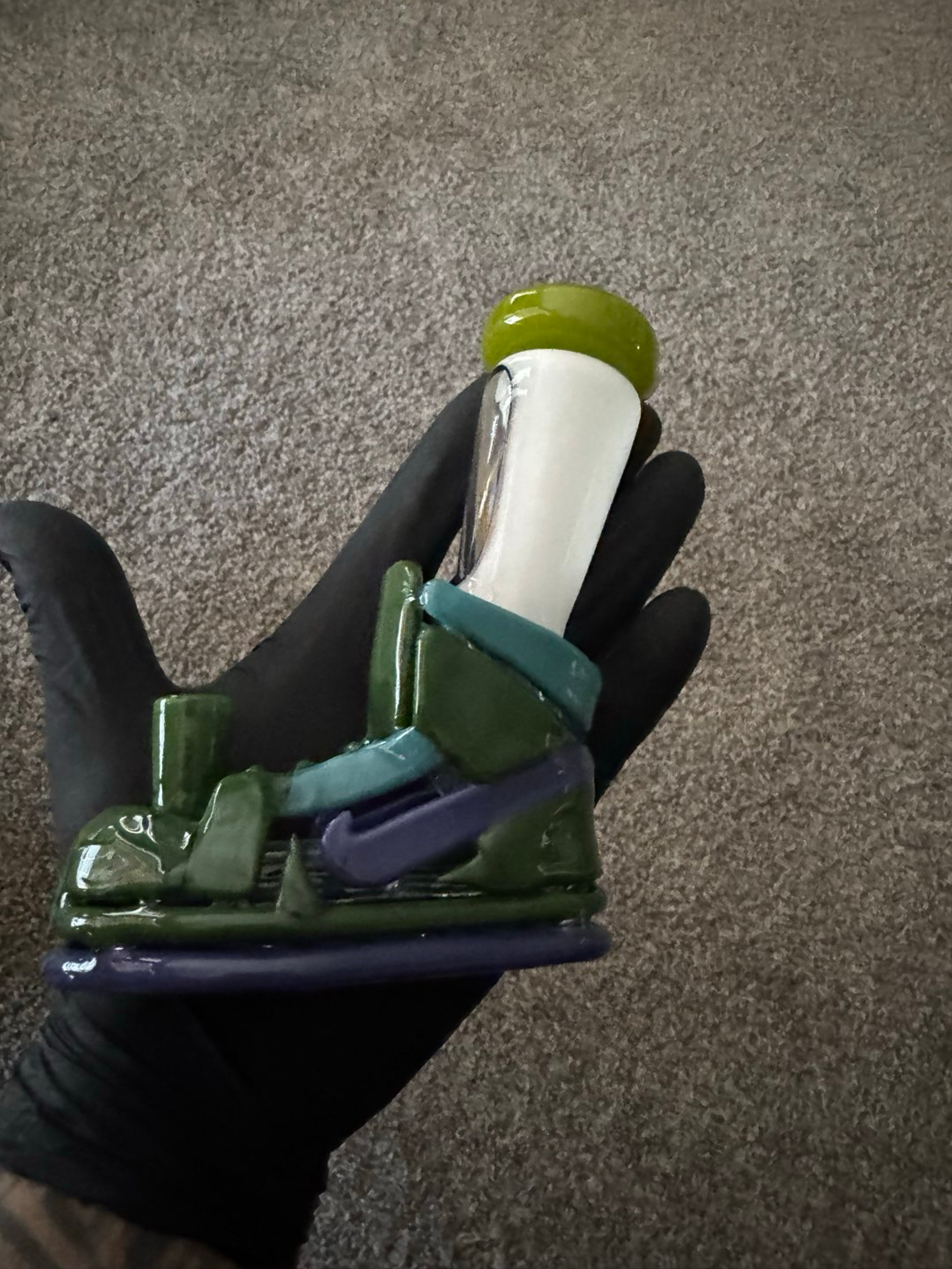 Preview pic of Hoobs Nike skunk dunk shoe