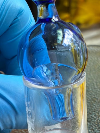 Preview pic of Blue carb cap