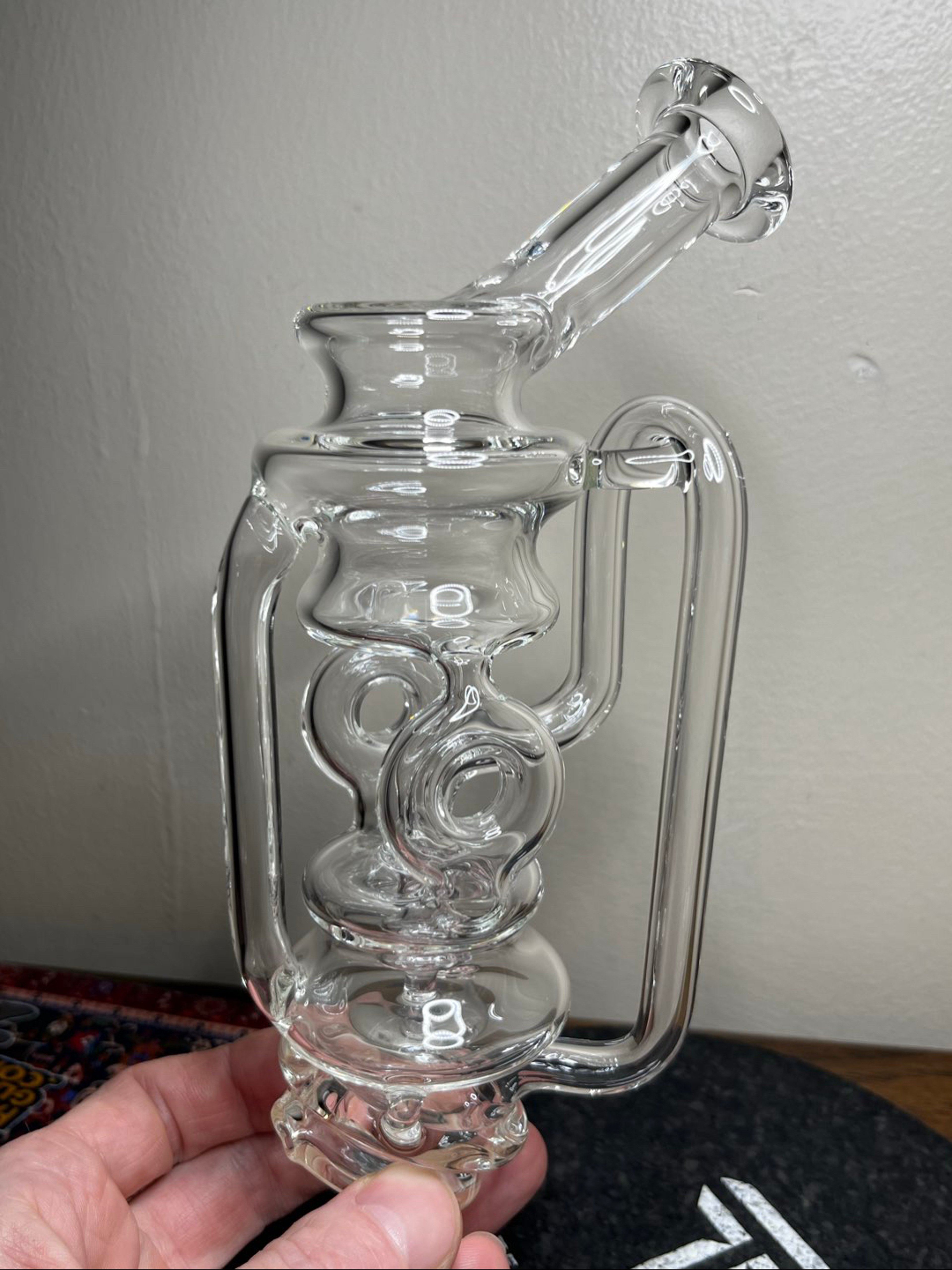 OTW Glass double donut bubble dumping blooper puffco top image 0
