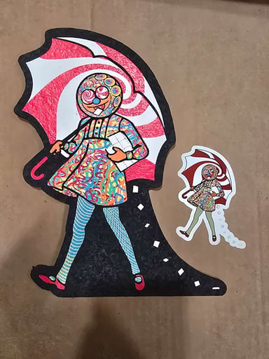 Preview pic of Slinger x Gong Moodmat with Sticker