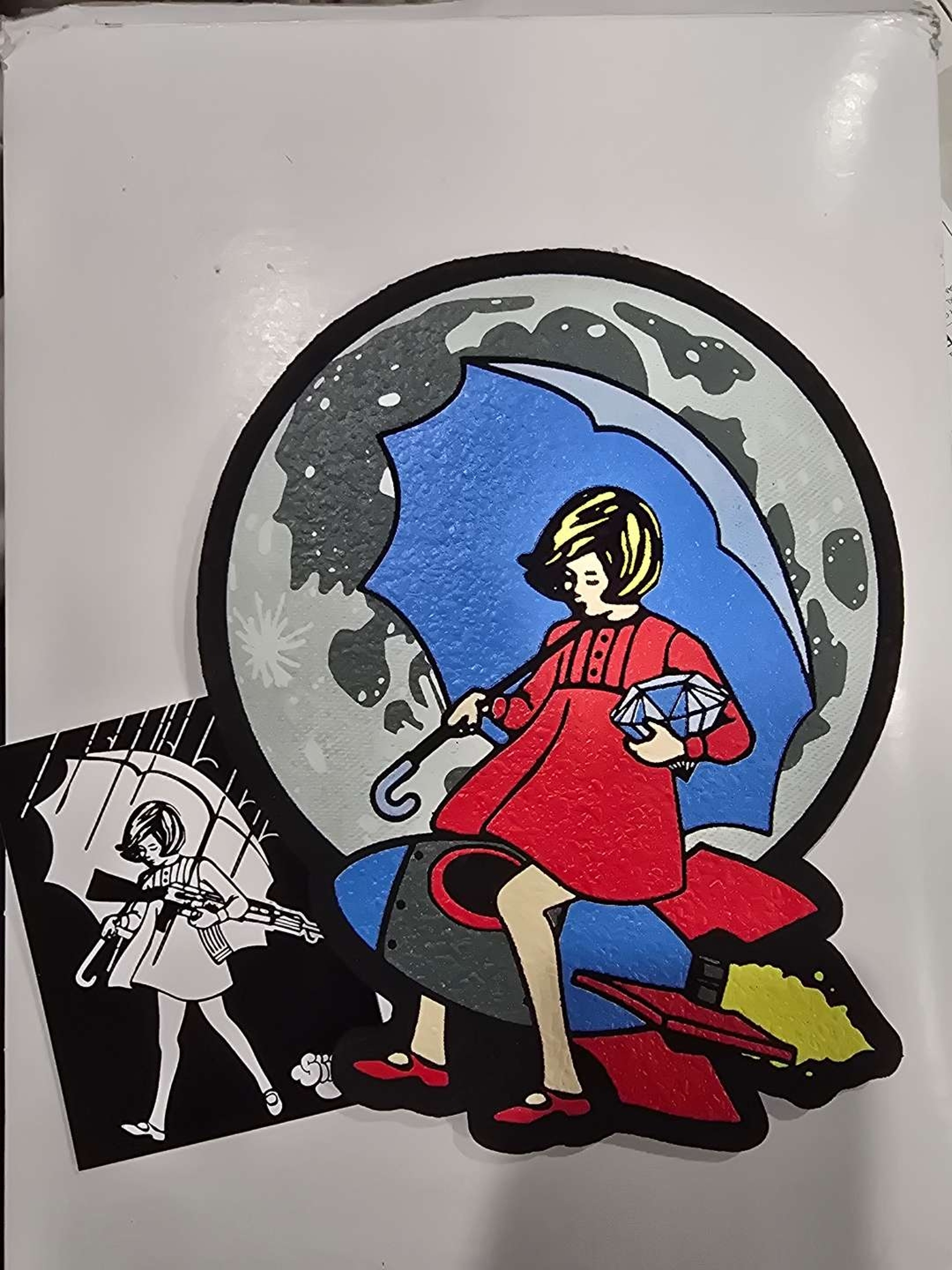 Preview pic of Slinger "Moon Girl" Moodmat