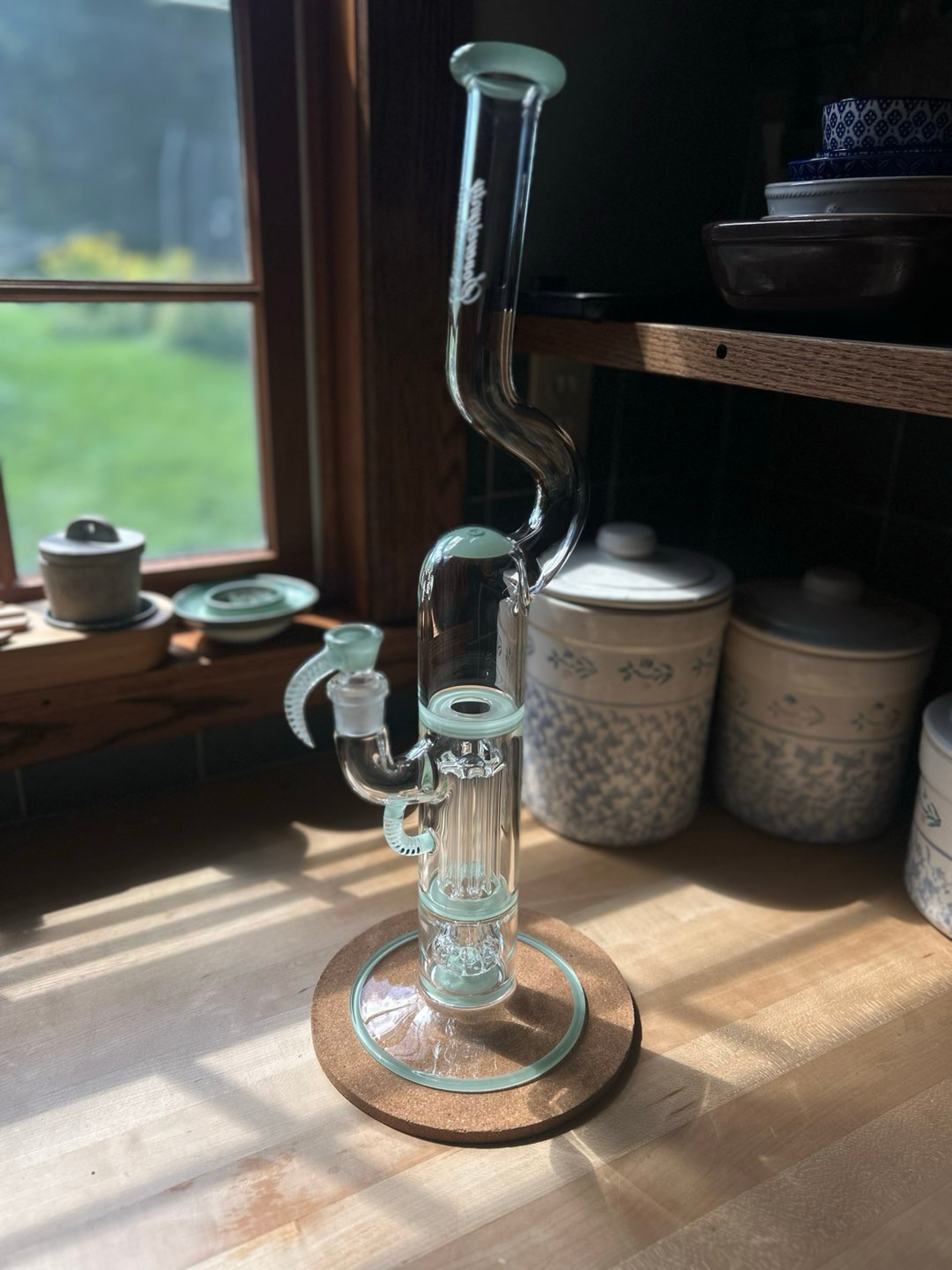 Preview pic of Full Accent Natty Neck Pillar Ghosted Mint