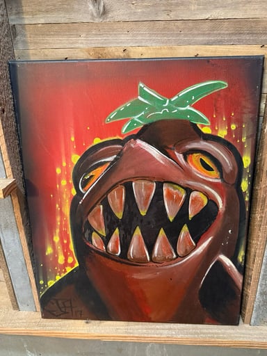 Preview pic of Niko Cray Strawberry cough canvas