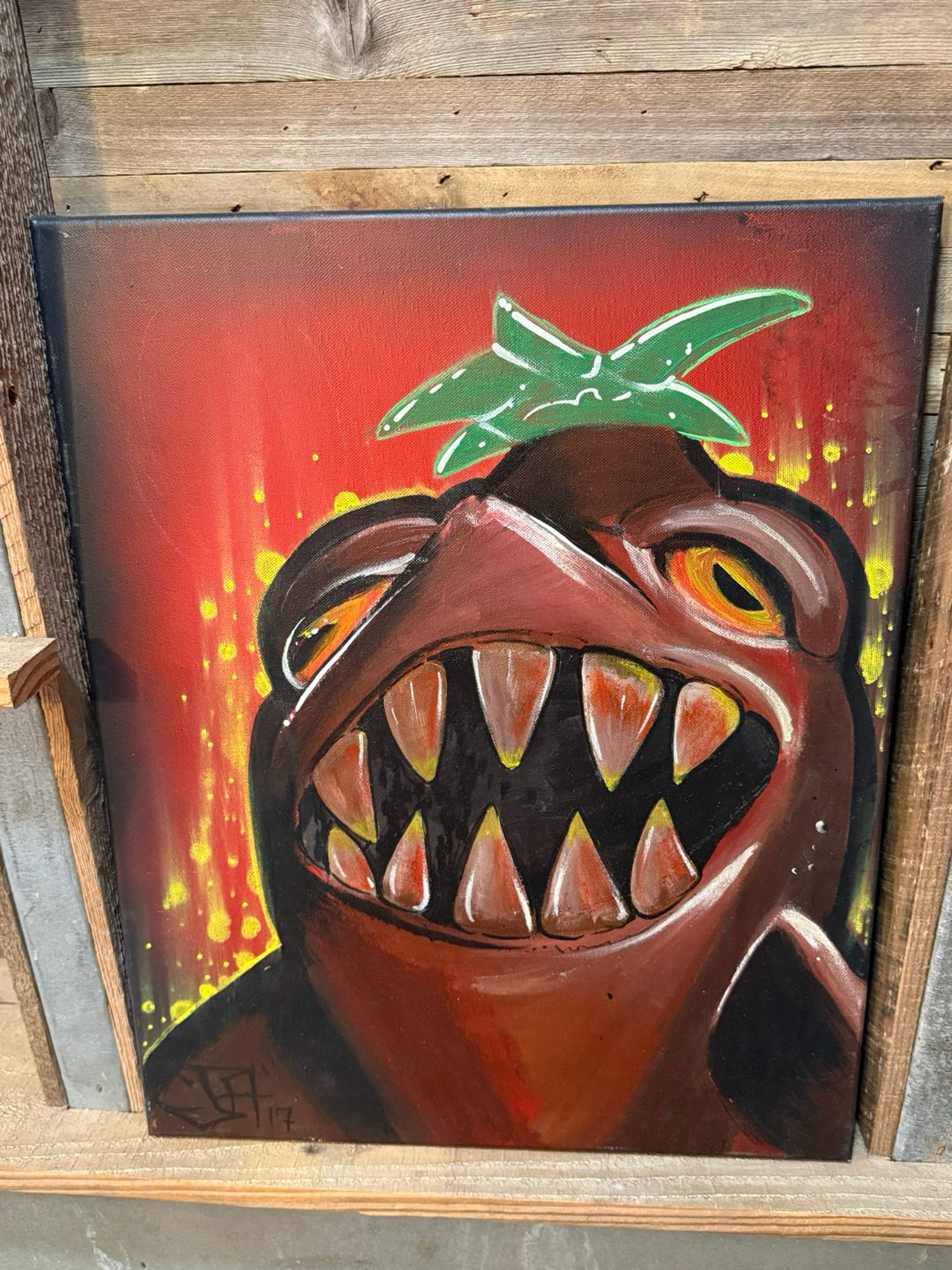 Preview pic of Niko Cray Strawberry cough canvas