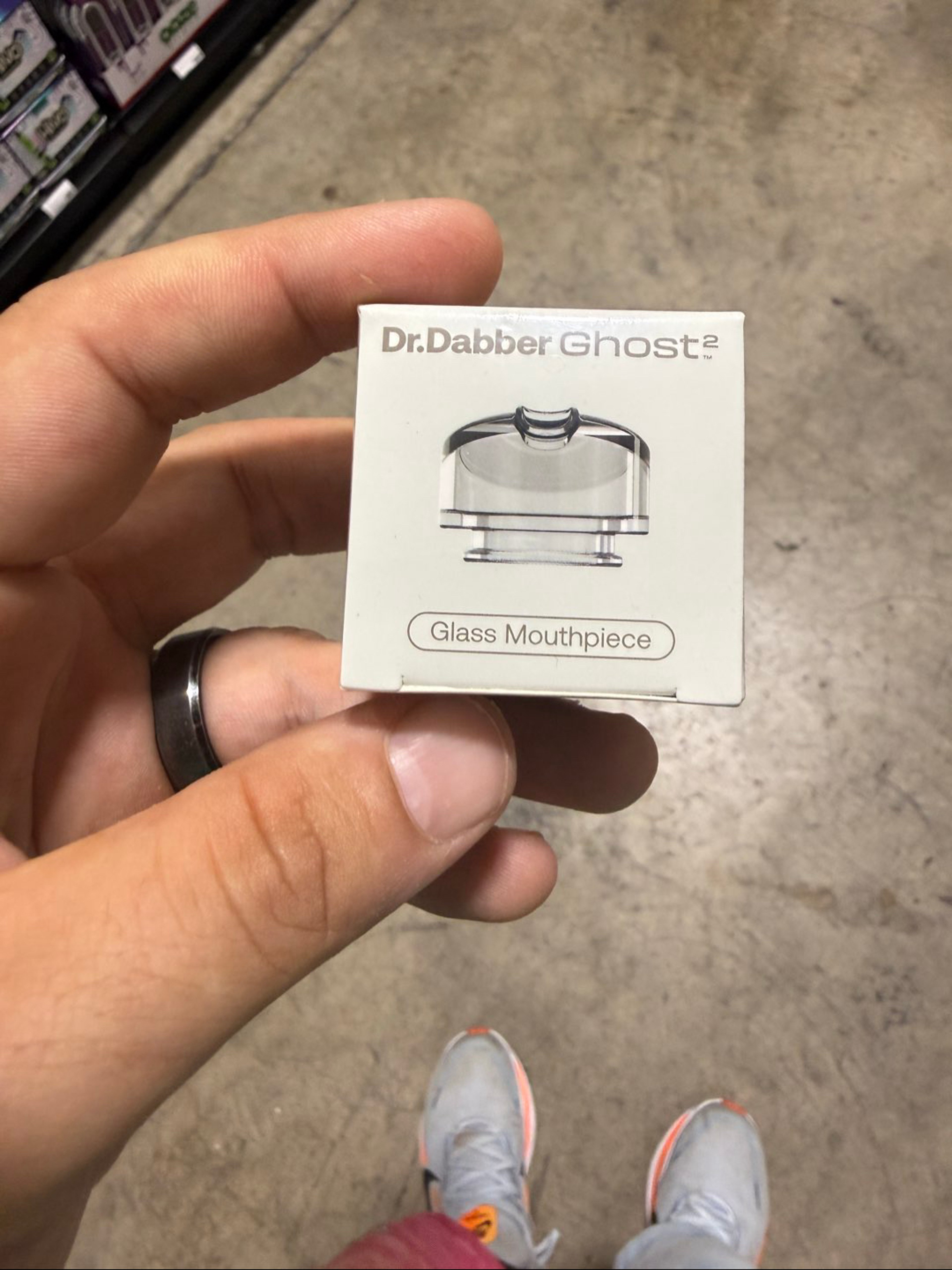 Preview pic of Dr dabber ghost glass mouth piece 👉 brand new
