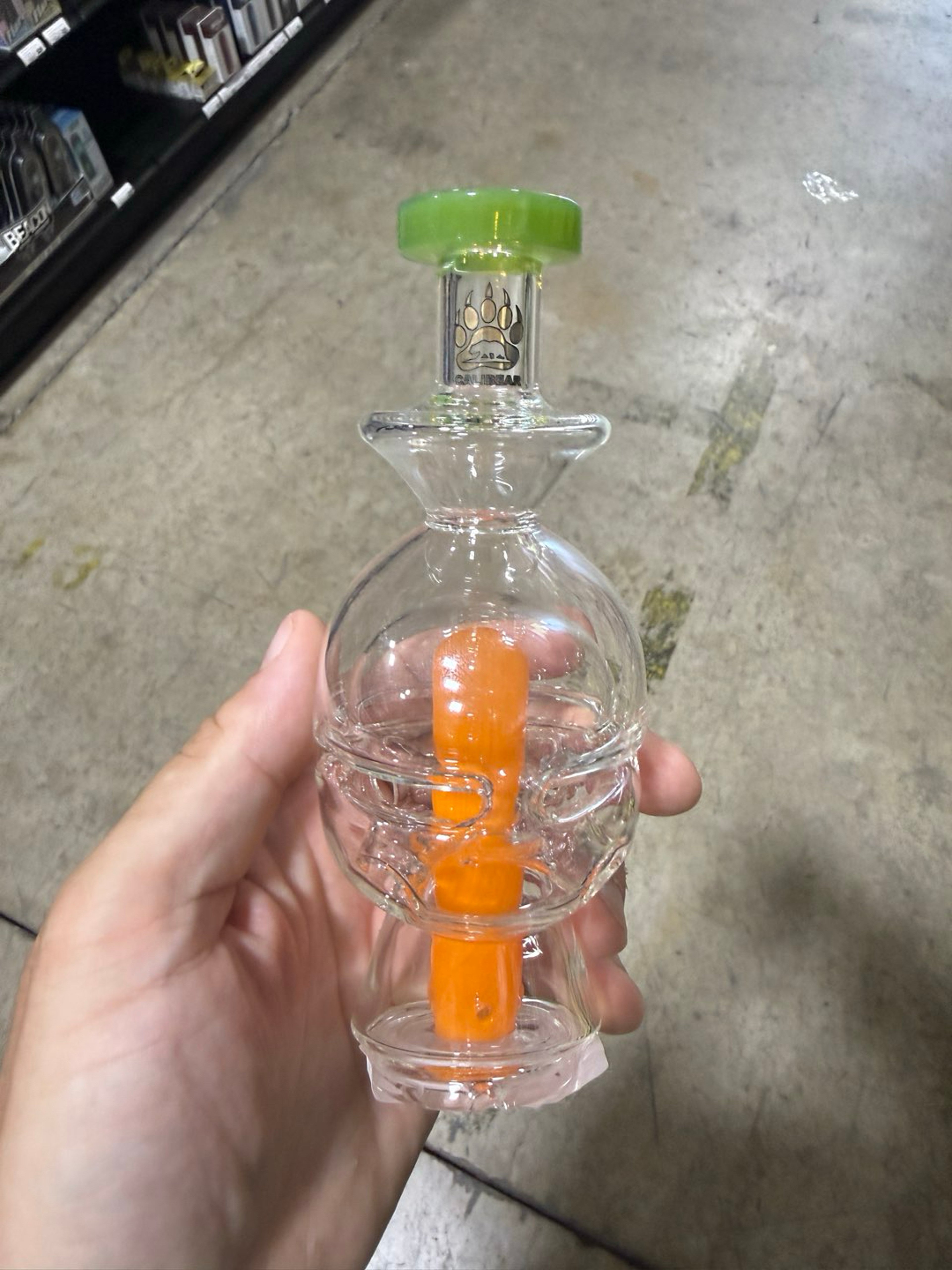 Preview pic of Puffco peak glass top Calibear fab egg 👉 brand new
