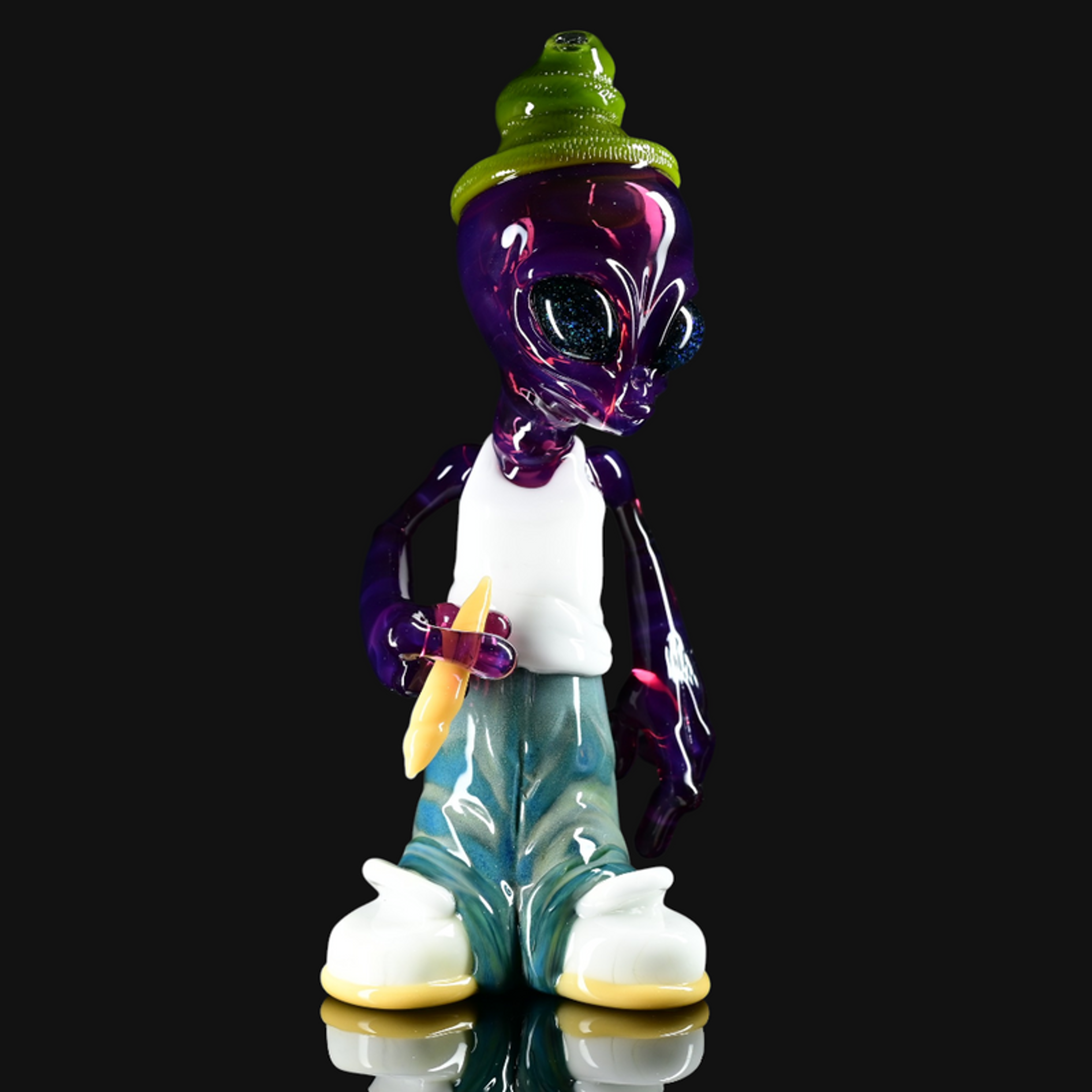 Ghost Glass Alien Rig - Royal Jelly image 0