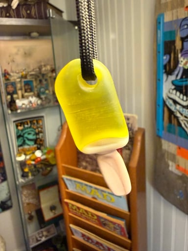 Preview pic of Junkie glass Popsicle pendant