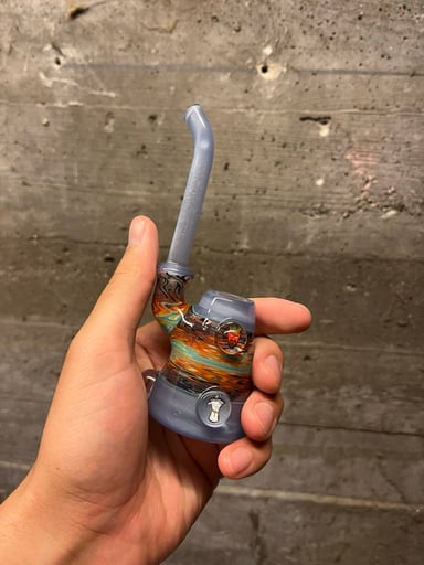 Preview pic of 2025 Keys glass Aqua Teen Hunger Force 10mm rig
