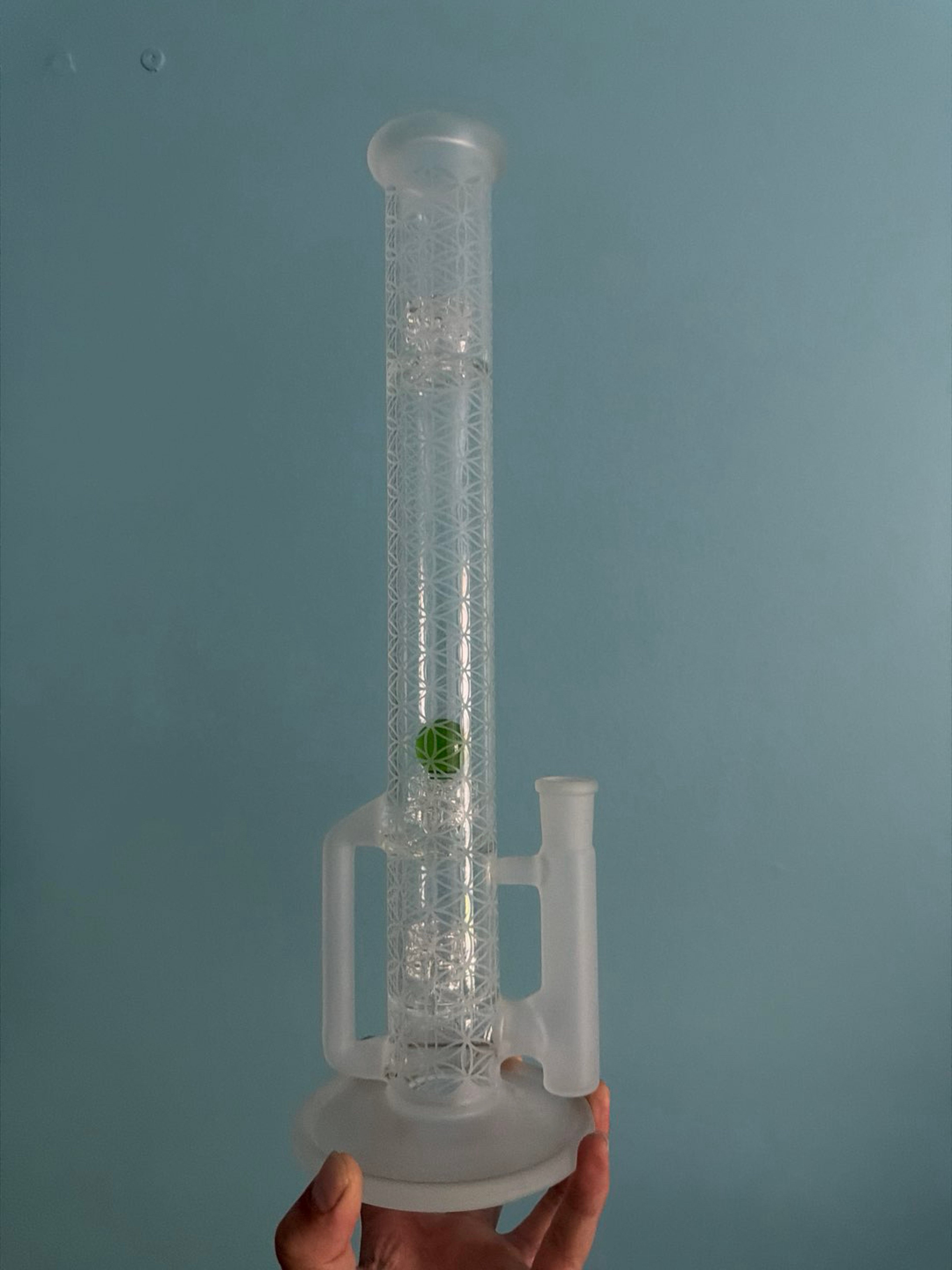 Preview pic of Gnob Sandblasted Treecycler w green ball