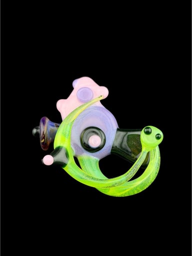 Preview pic of Brand New Dc Colton Glass Abstract Pendant