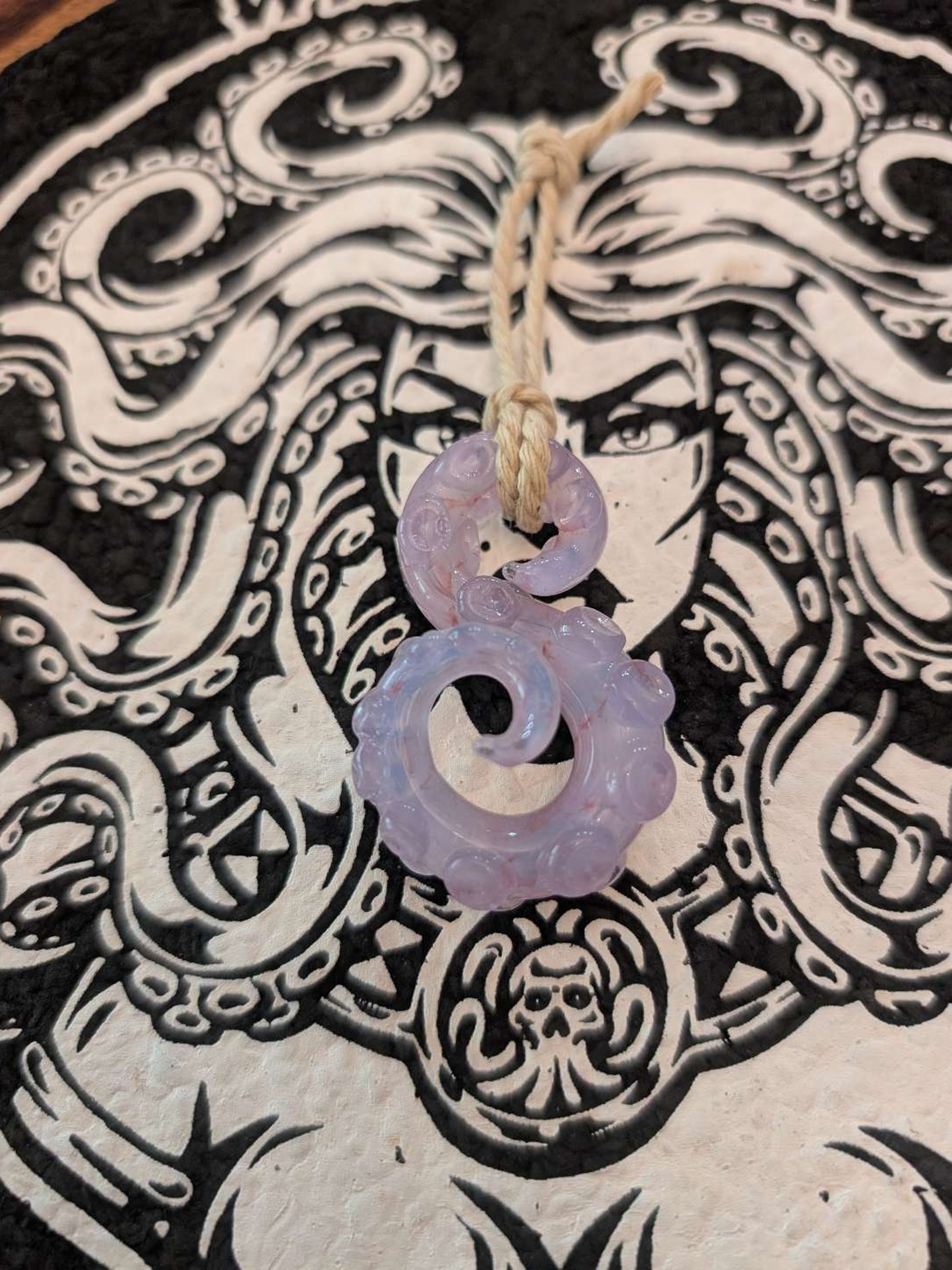 Wicked Glass Tentacle Pendant image 0