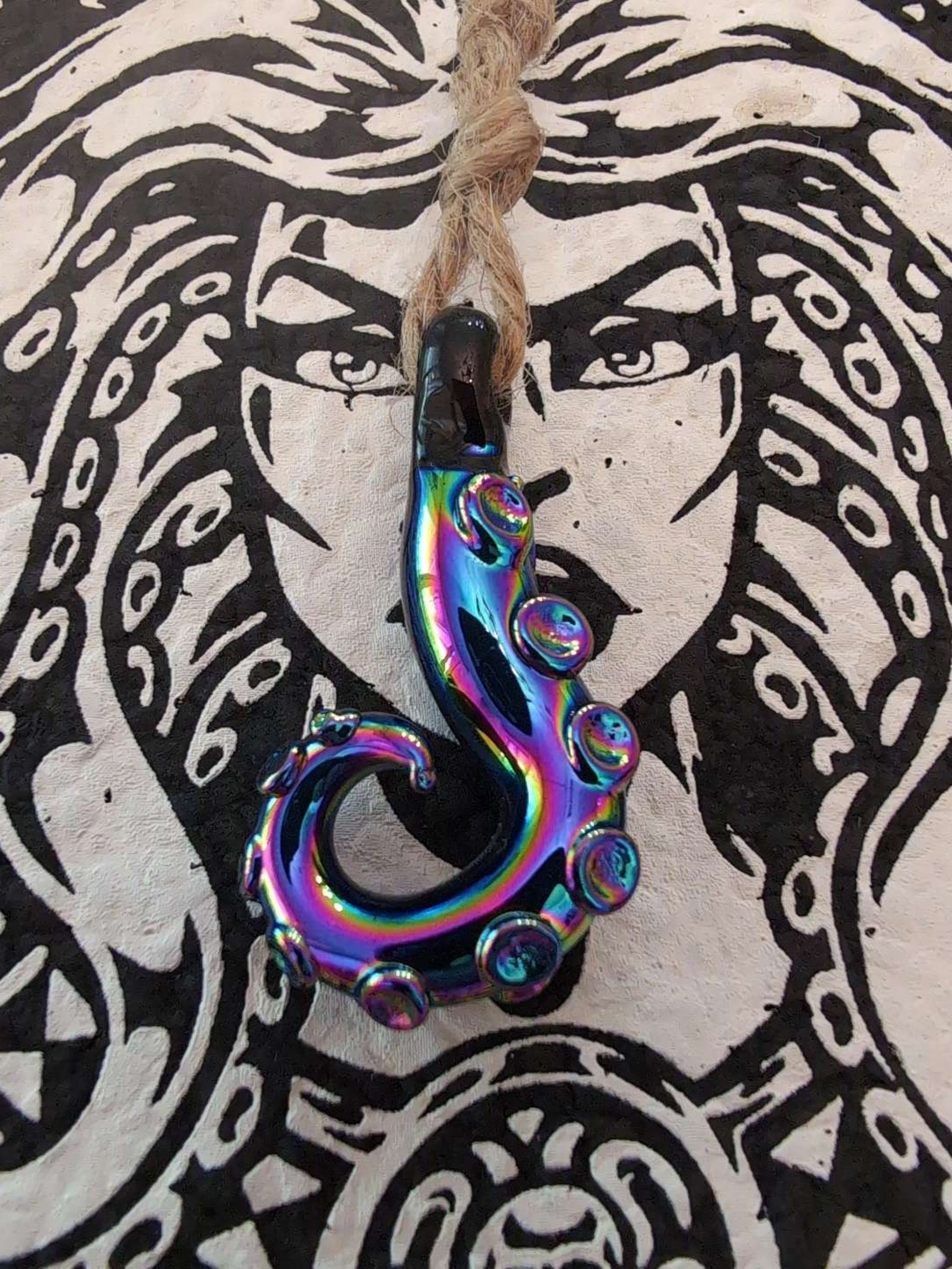 Wicked Glass Dichro Tentacle Pendant image 0