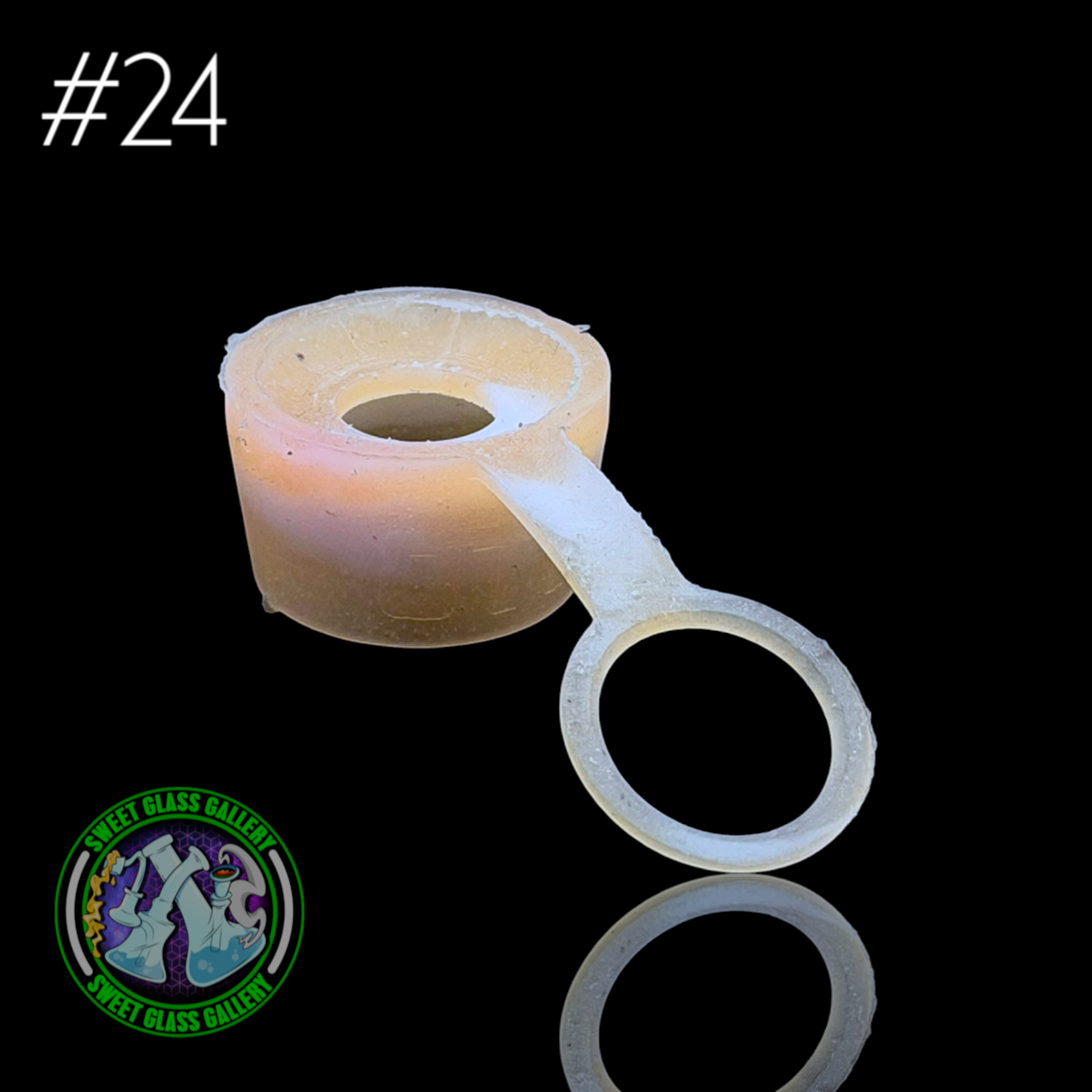 One Trick Pony - Rockulus Tether #24 - Puffco Peak Pro 3DXL - Peach/Pearl image 0