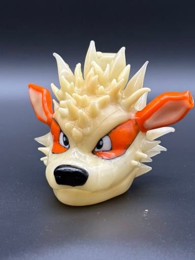 Preview pic of Arcanine Heady Mini Rig by Shoeless Glass