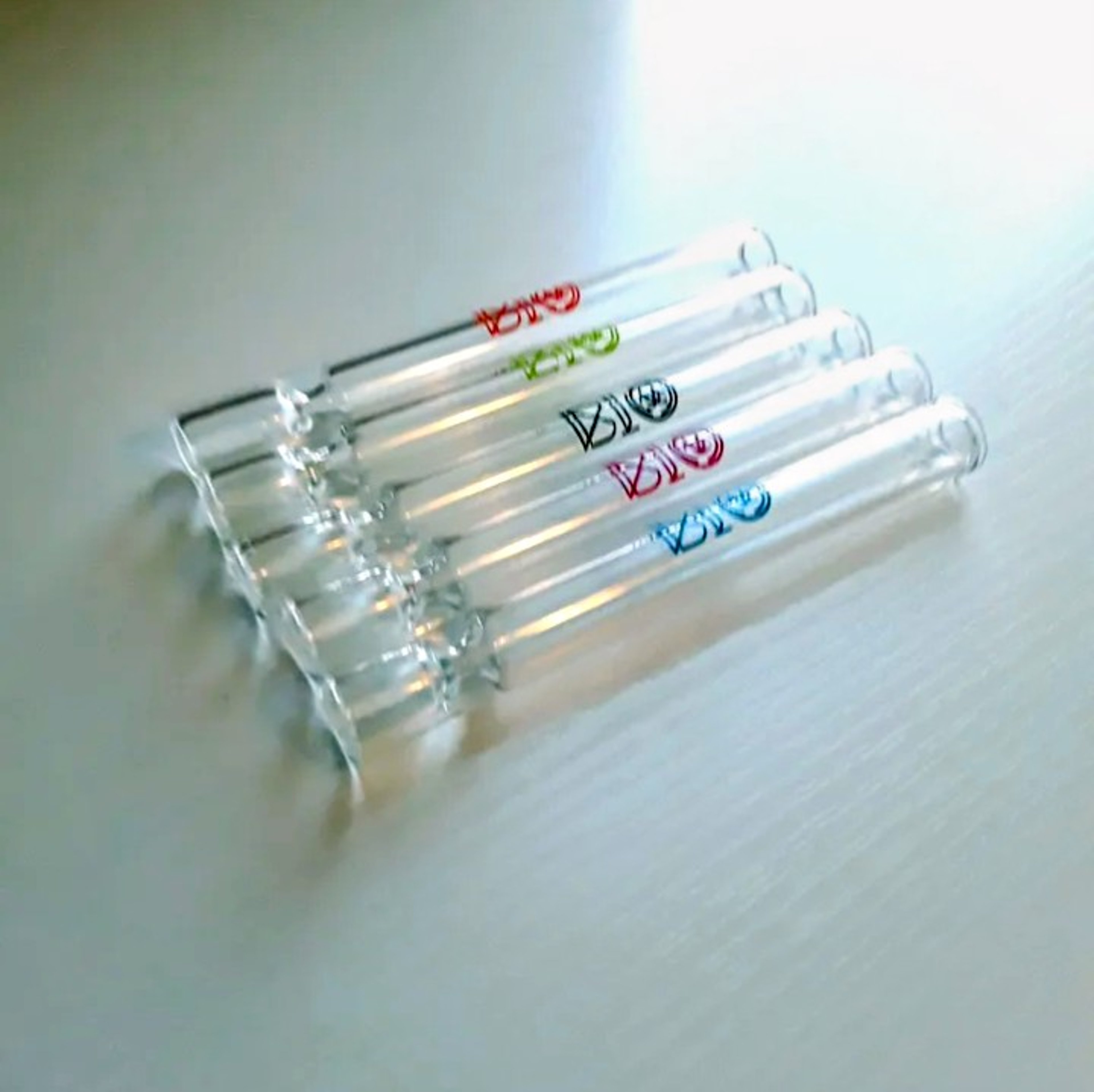 5 Pack BIO Stix Glass Chillums image 0