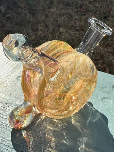 Preview pic of 23 Glass Fumed Mini Donut Drip Rig