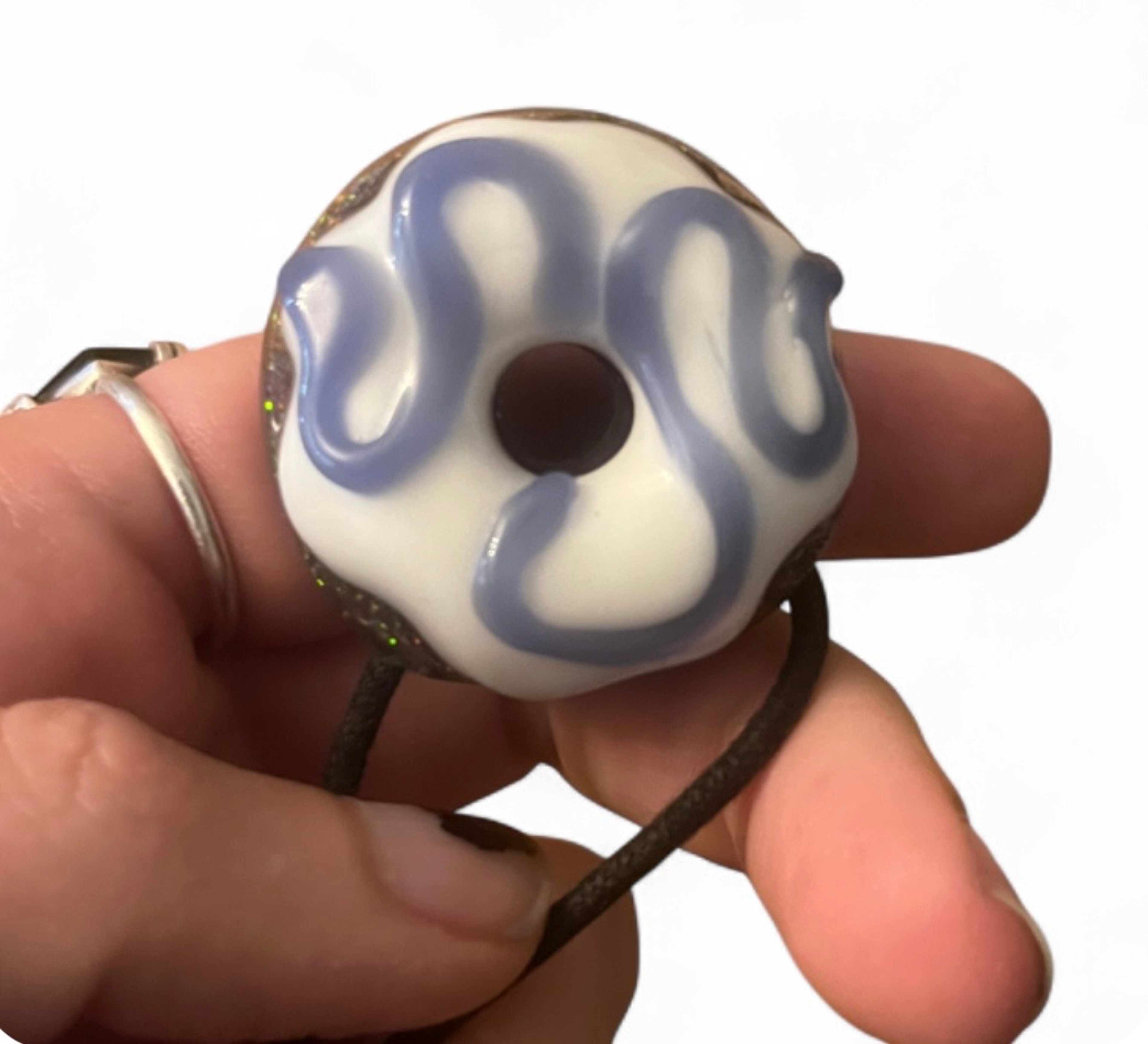Preview pic of KGB custom crushed opal donut
