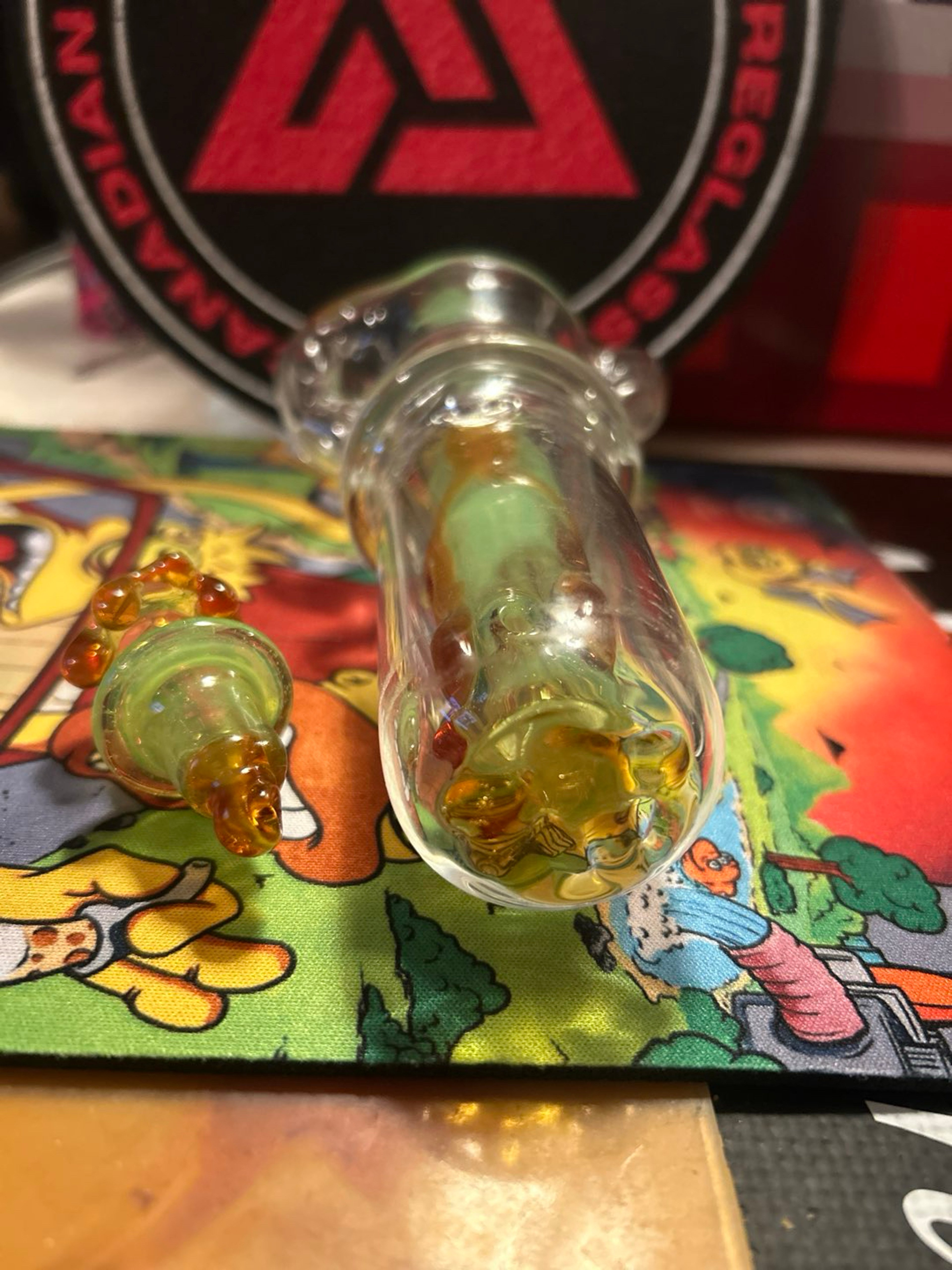 Preview pic of Dr. Dabbs switch to double uptake, recycler, and carb cap drippy style