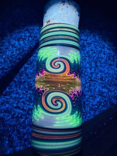 Preview pic of 🔥RARE🔥FULLY WORKED FULL UV MULTI COLOR CUSTOM BLEND BI-POLAR WIG-WAGS AND CORK TOP HIGH QUALITY ⚡️🧐