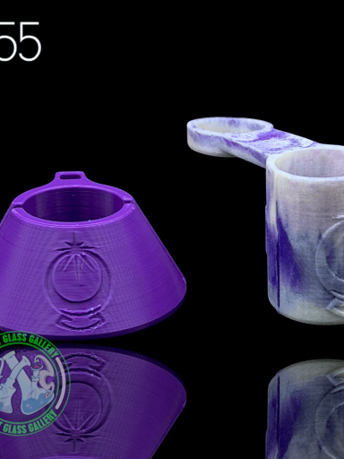 Preview pic of One Trick Pony - Pivot Tether/Stand #55 - Large - Purple/White