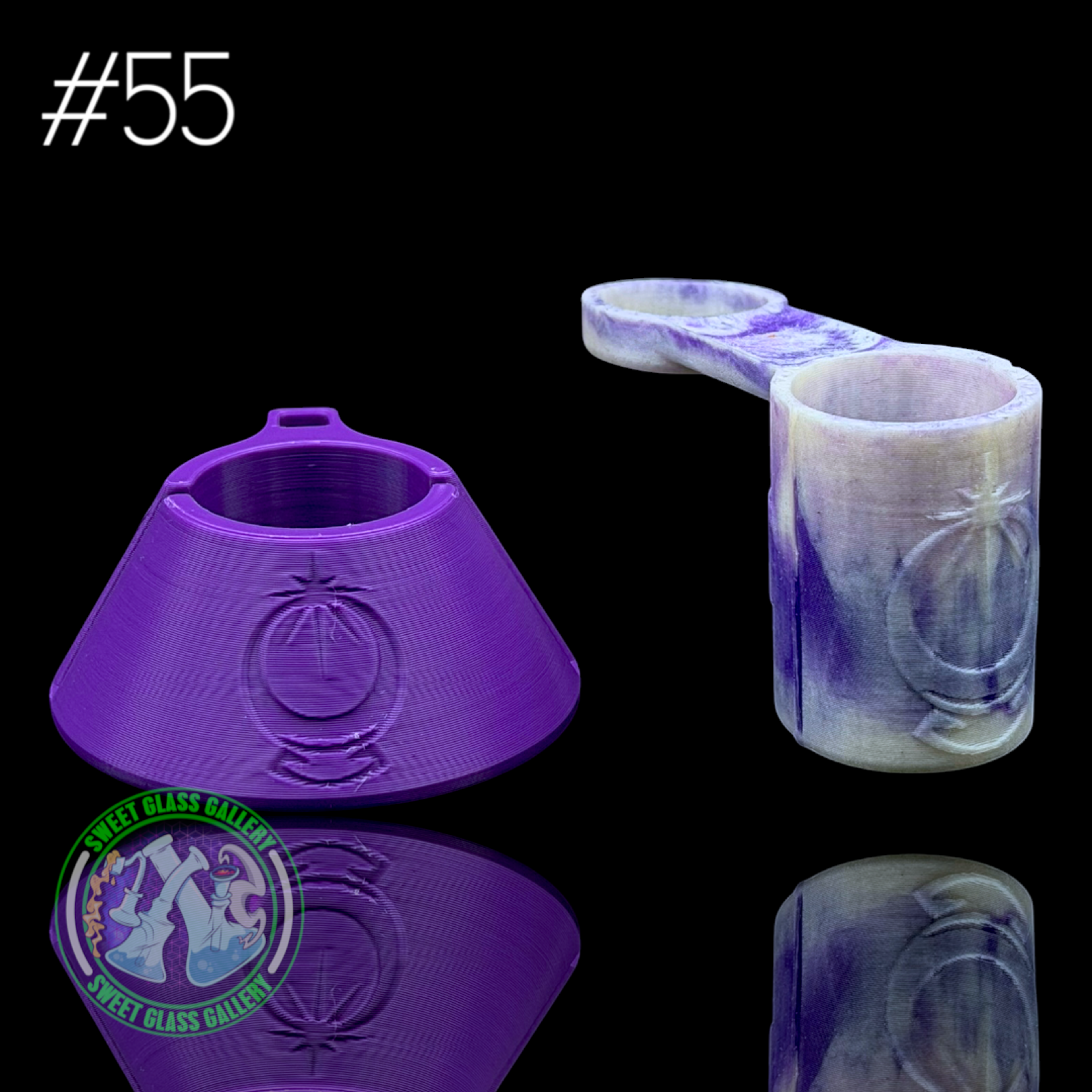 Preview pic of One Trick Pony - Pivot Tether/Stand #55 - Large - Purple/White