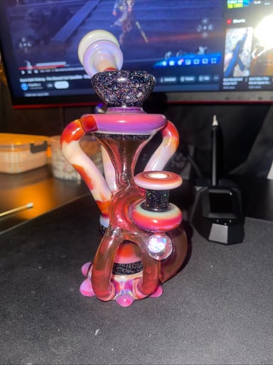 Preview pic of Dedicated dabber 3X3 recycler - serendipity x crushed opal x Telemagenta