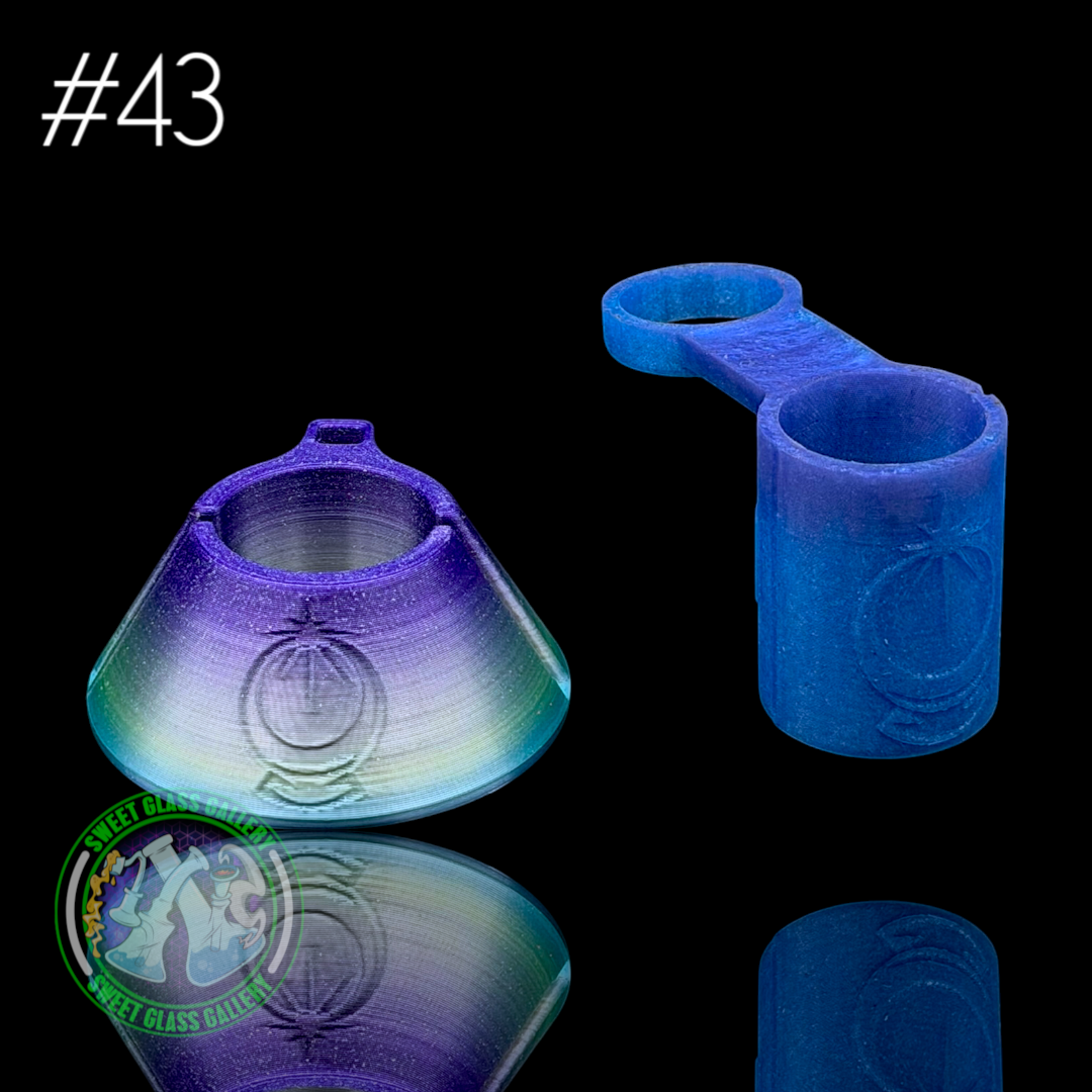 One Trick Pony - Pivot Tether/Stand #43 - Large - Blue/Purple image 0