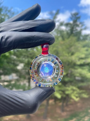 Preview pic of Opal Optical Illusion Pendant Ruby