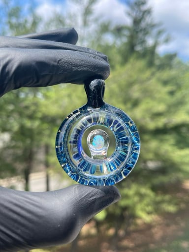 Preview pic of Opal Optical Illusion Pendant Black