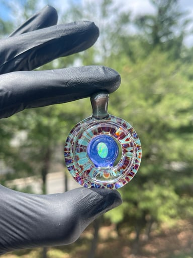 Preview pic of Opal Optical Illusion Pendant Sand