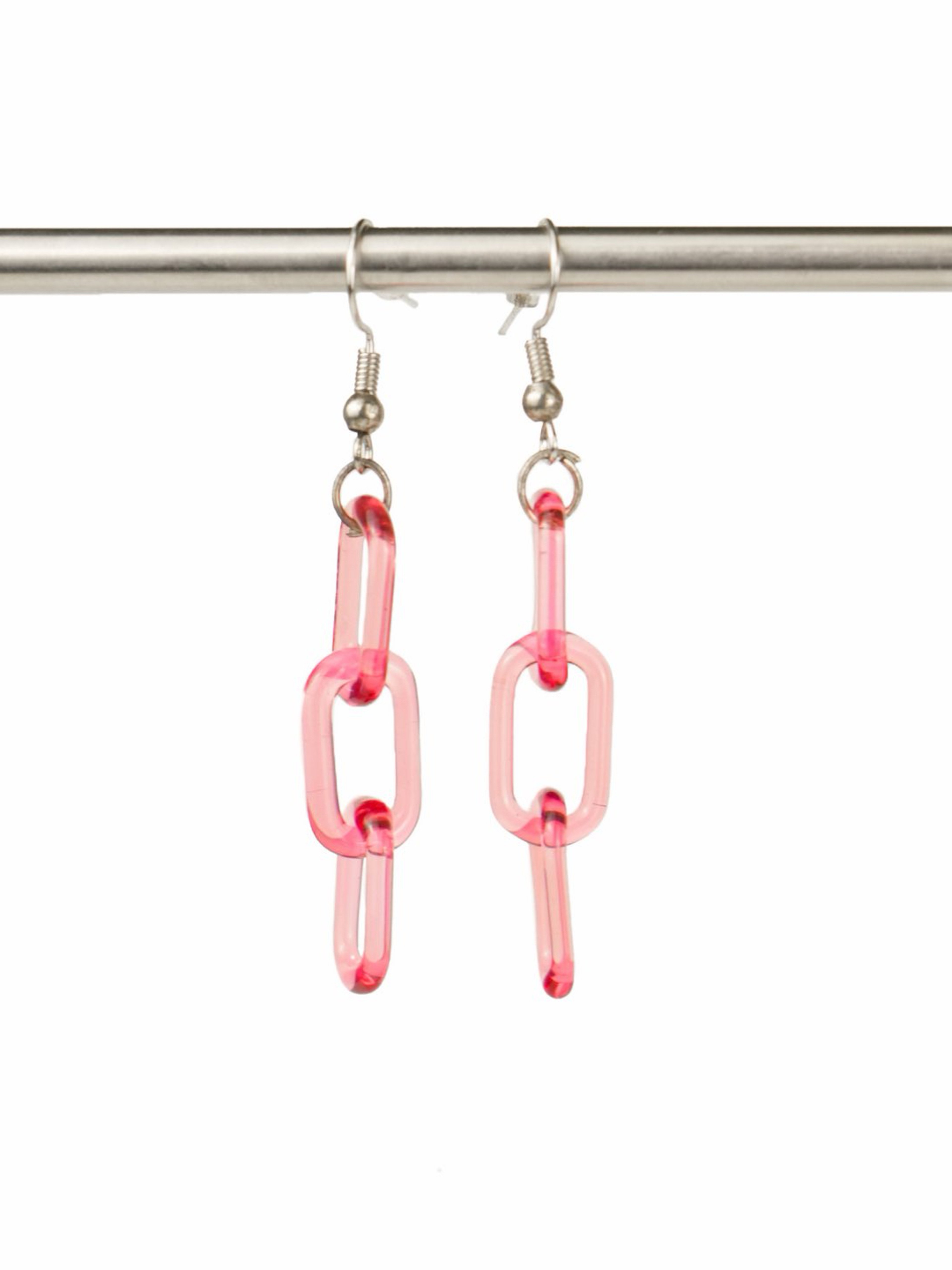 Preview pic of Sandberg Glass Chainlink Earrings