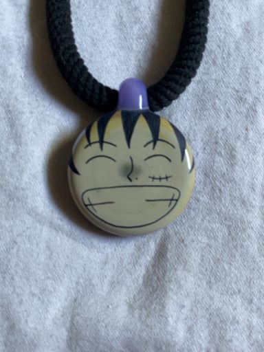 Preview pic of One piece Luffy/gum gum carved pendant