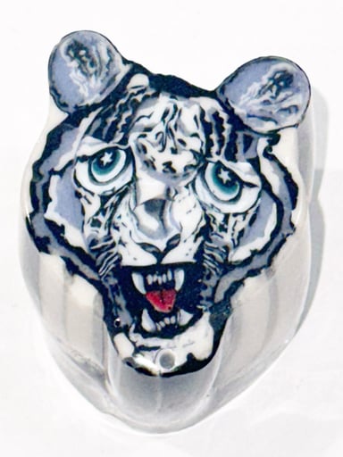 Preview pic of Stephen Boehme White Leopard Paperweight