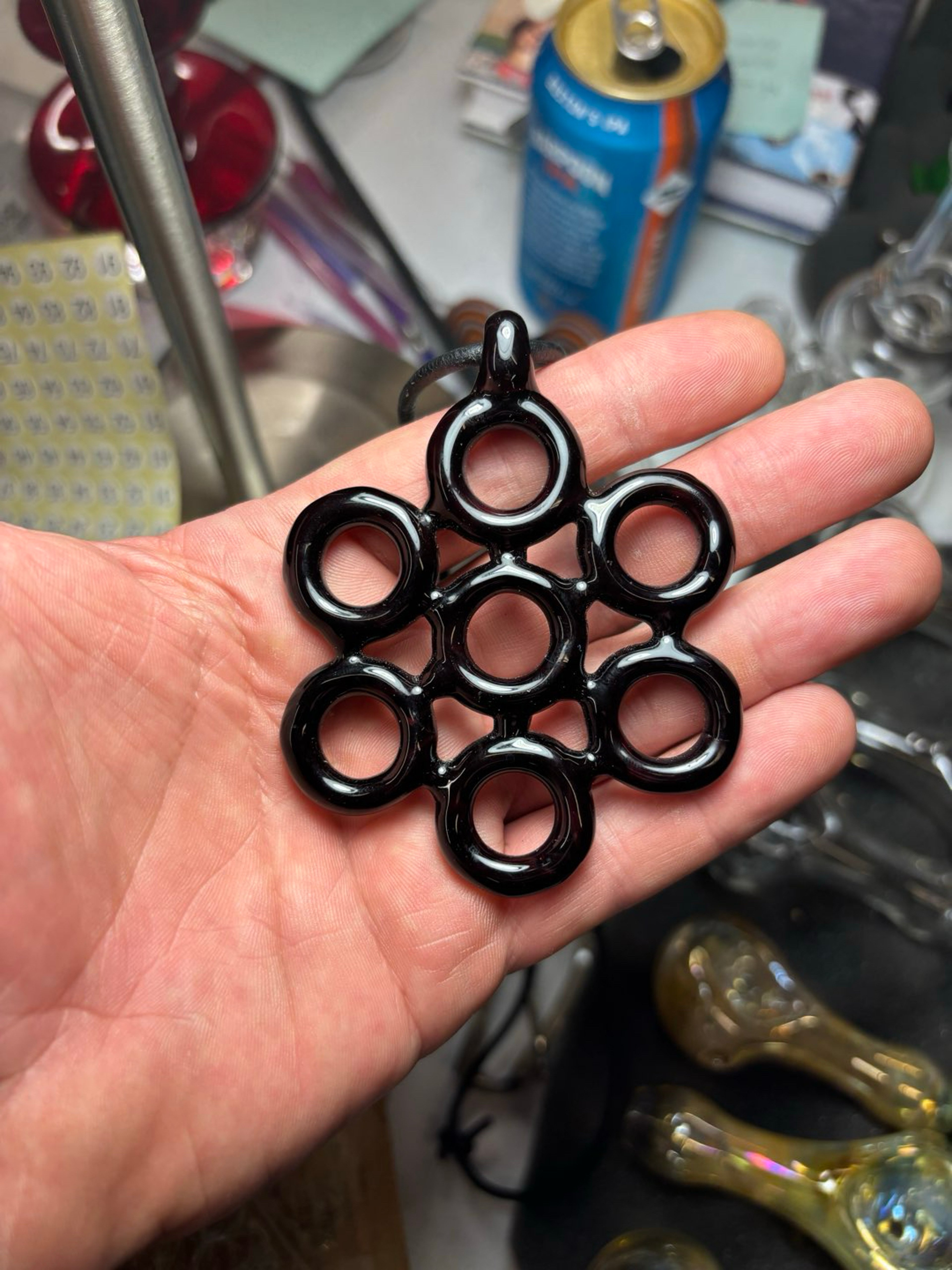 Preview pic of 7 ring pendant