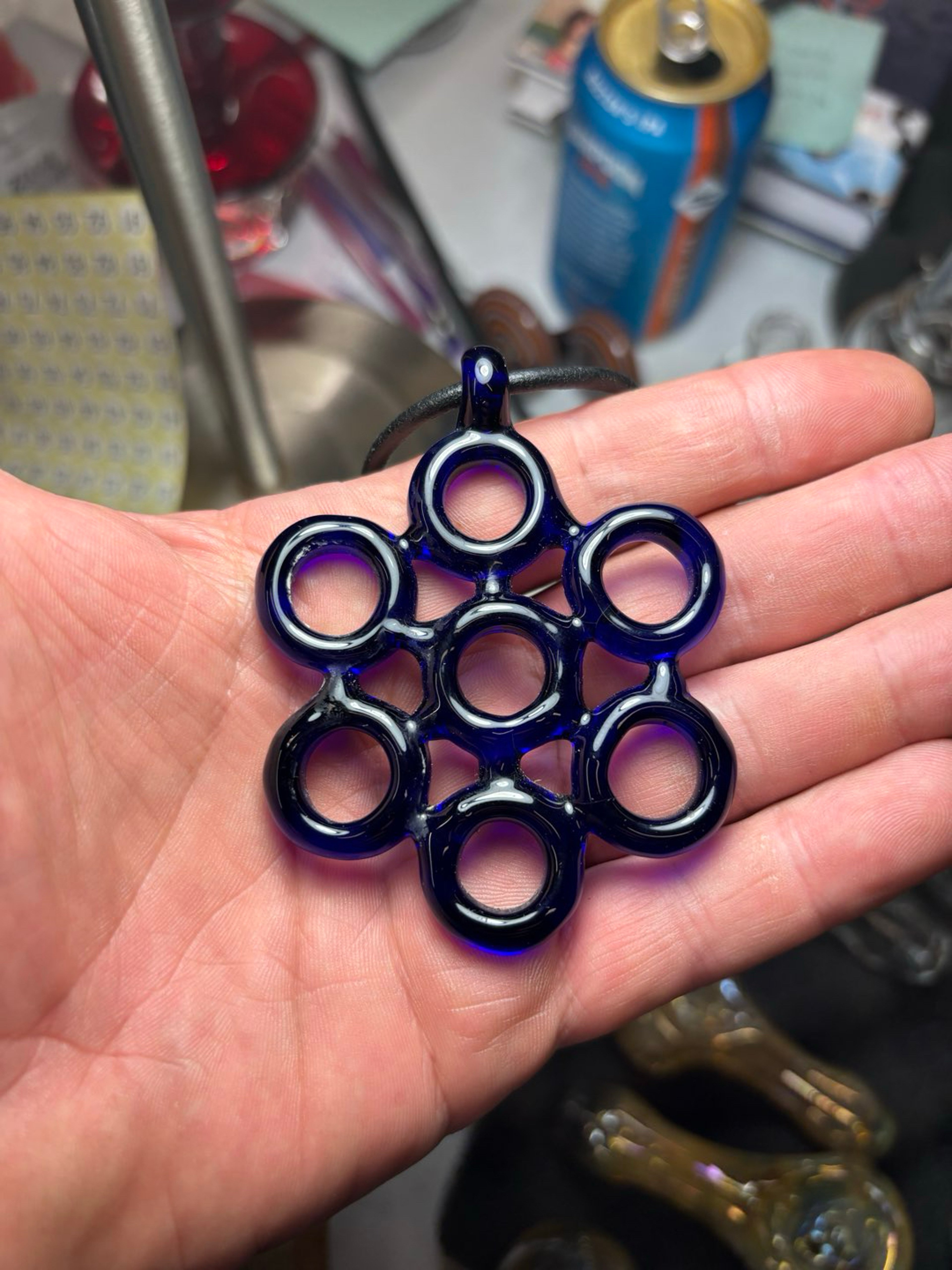 Preview pic of 7 ring pendant
