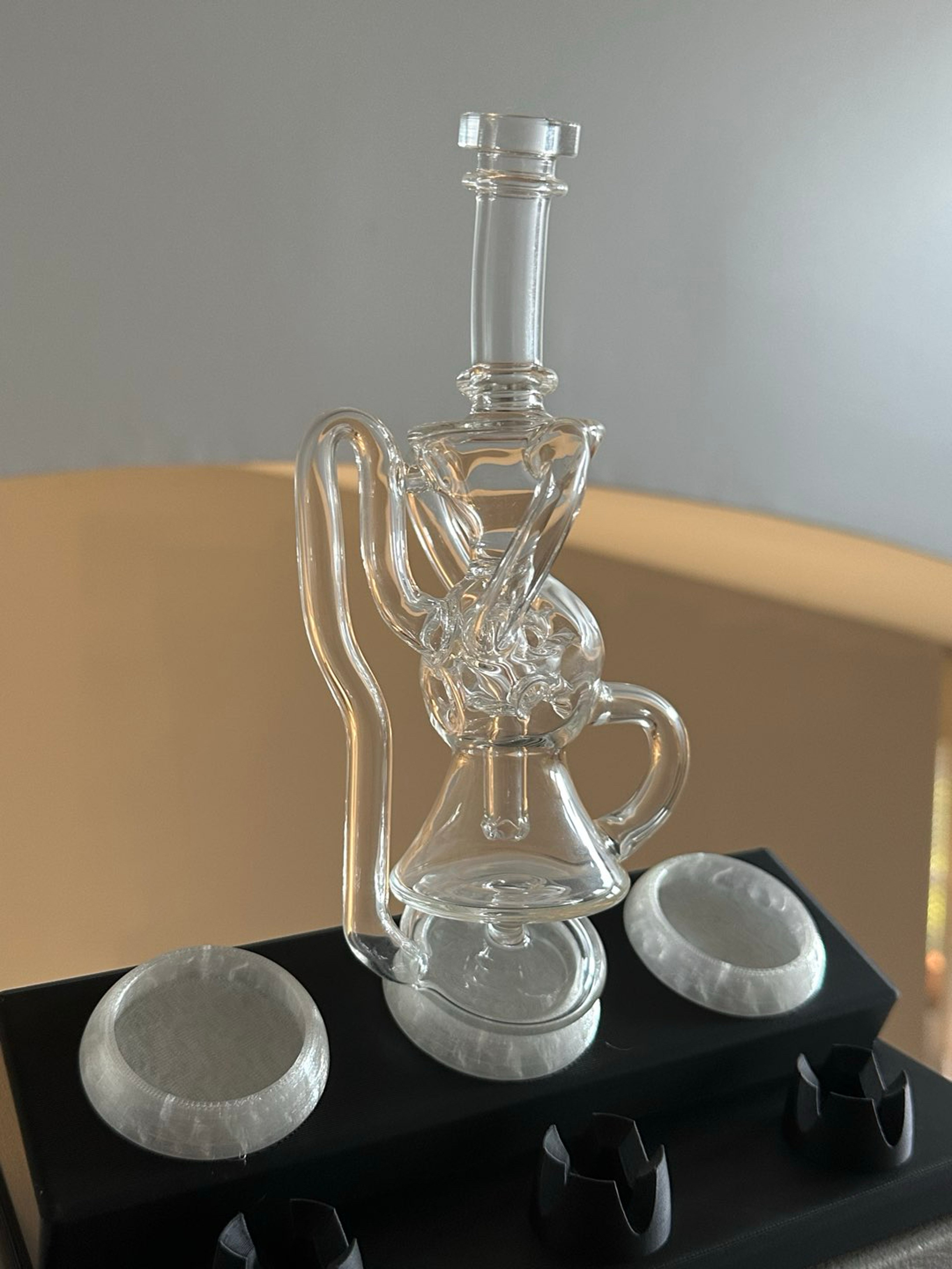 Iridescent Glass: Superior Exo BTK Puffco Peak/Peak pro wet glass attachment image 0