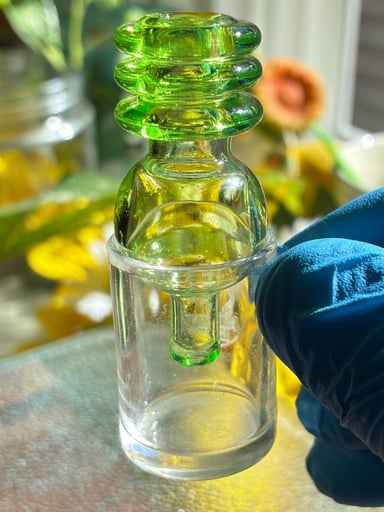 Preview pic of Transparent green carb cap